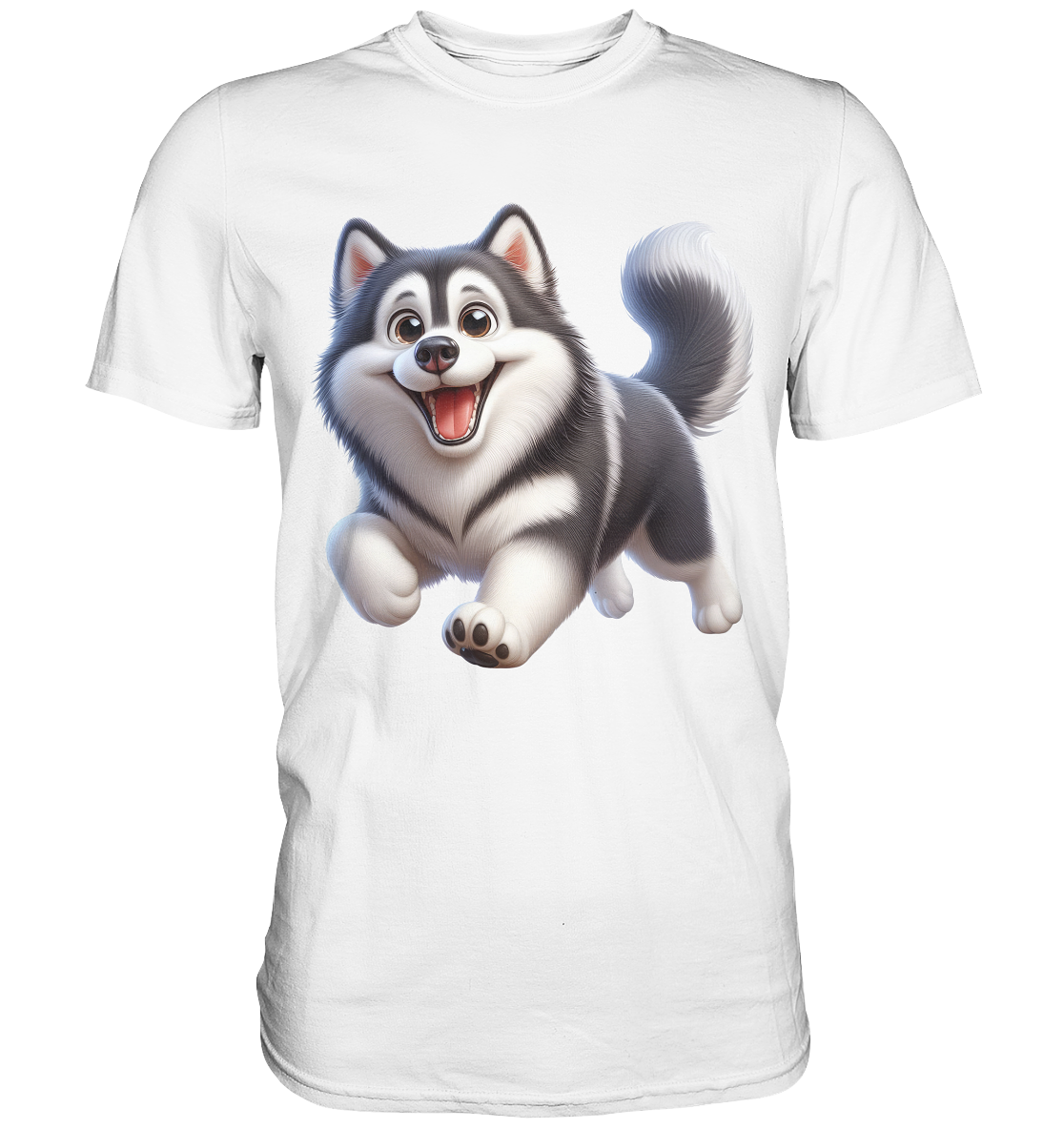 Husky Comic - personalisierbar - Premium Shirt