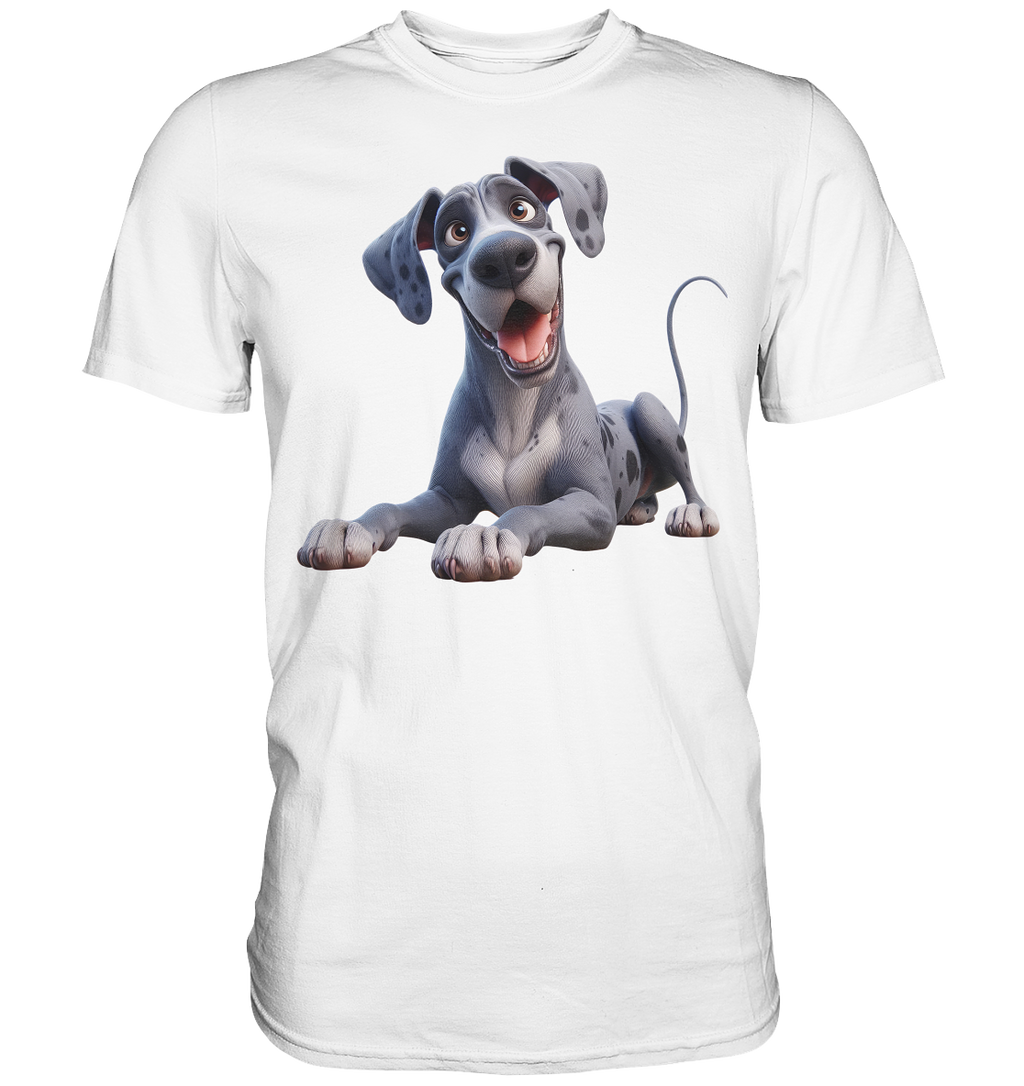 Dänische Dogge - personalisierbar - Premium Shirt
