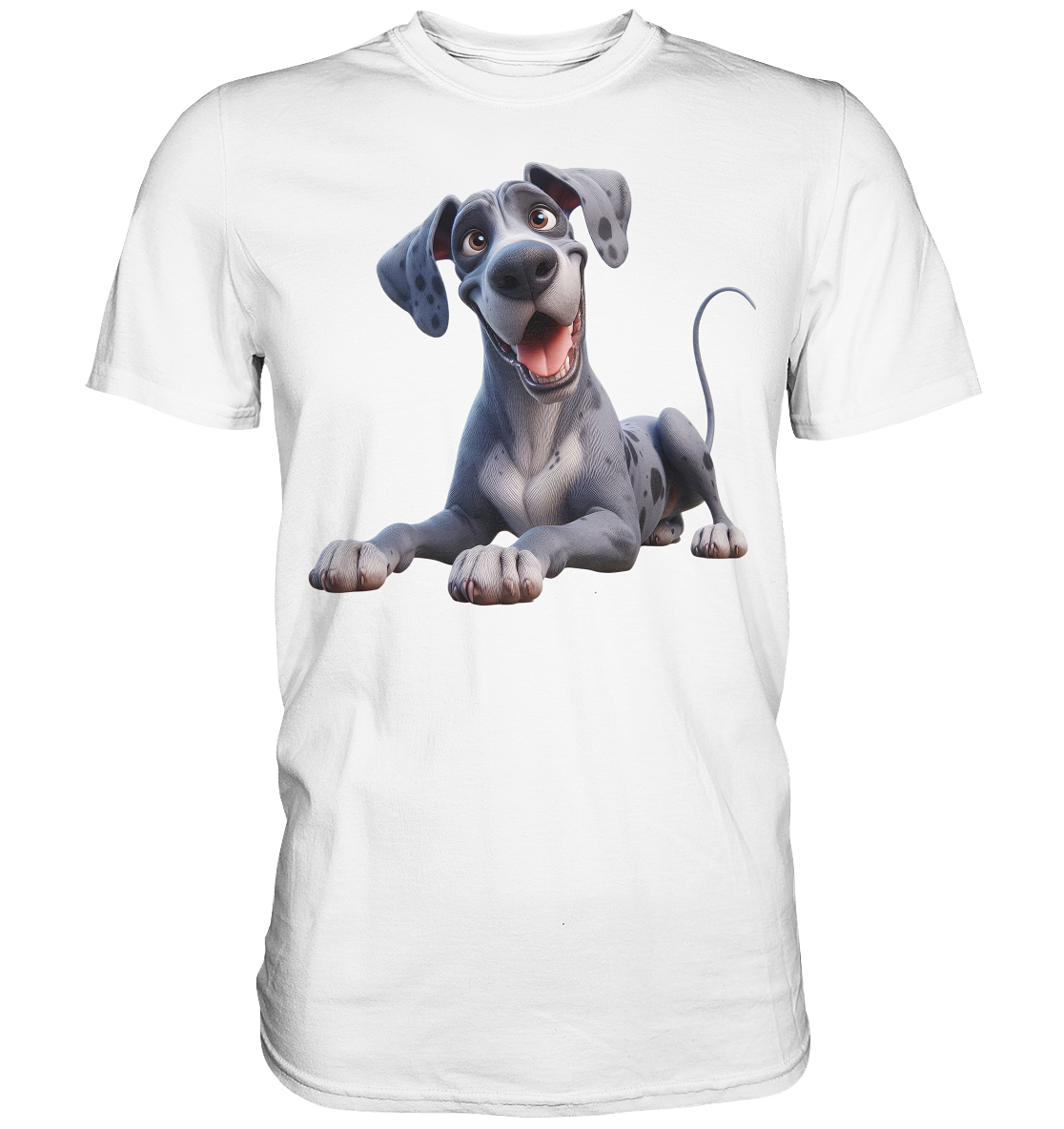Dänische Dogge - personalisierbar - Premium Shirt