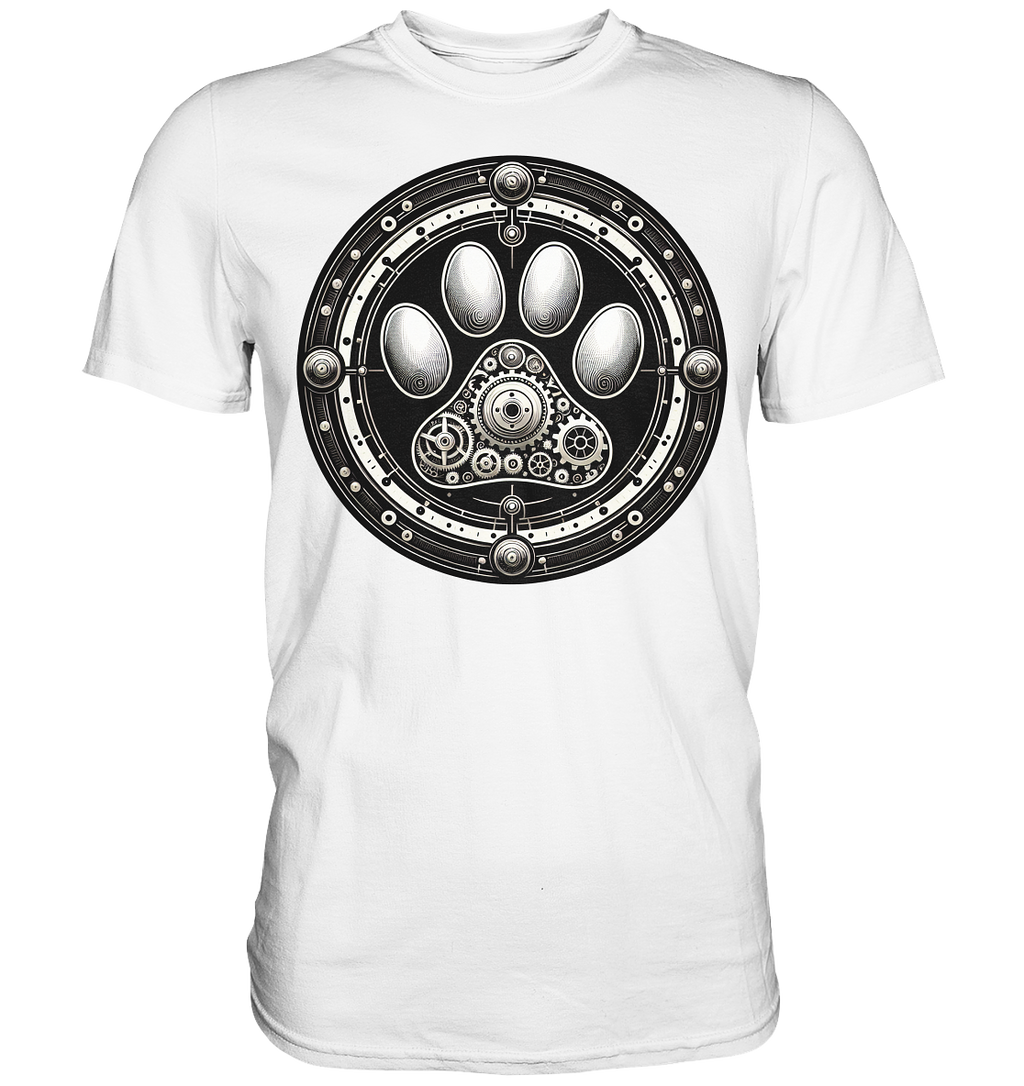 Pfote in Steam Punk Design - Premium Shirt