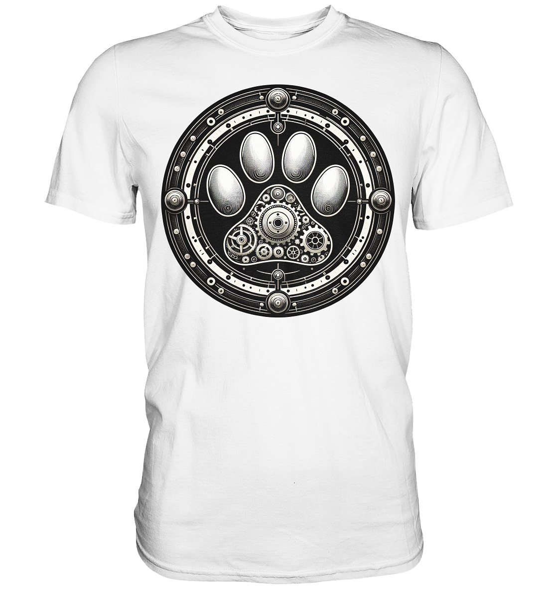 Pfote in Steam Punk Design - Premium Shirt