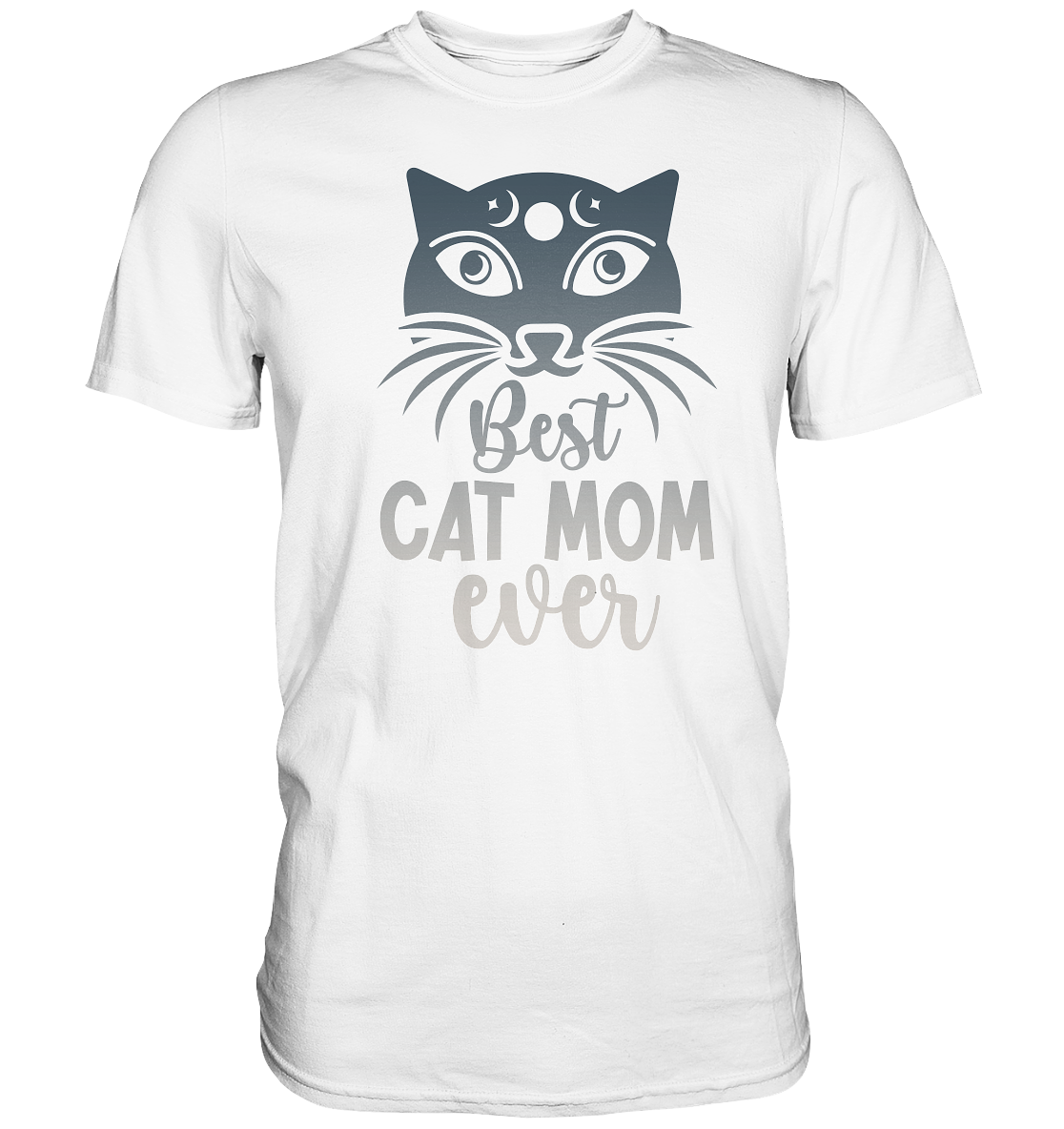 Best Cat Mum ever personalisierbar - Premium Shirt