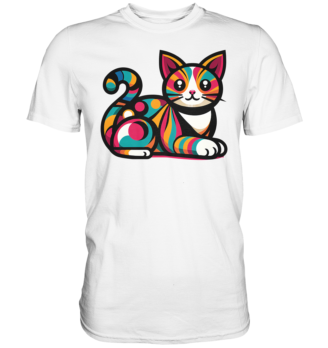 Katze Popart Design - Premium Shirt