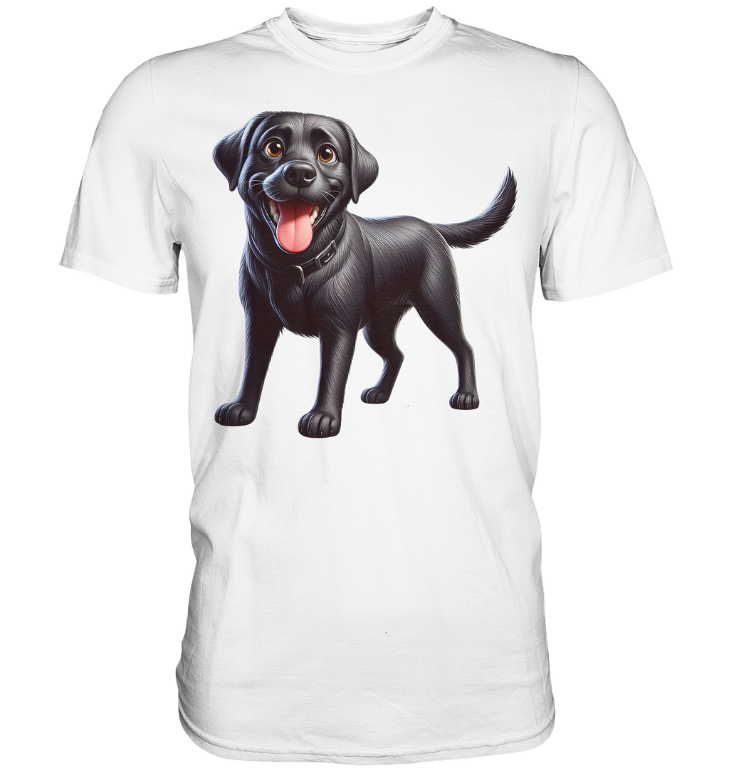 Cartoon Labrador Retreiver - personalisierbar - Premium Shirt