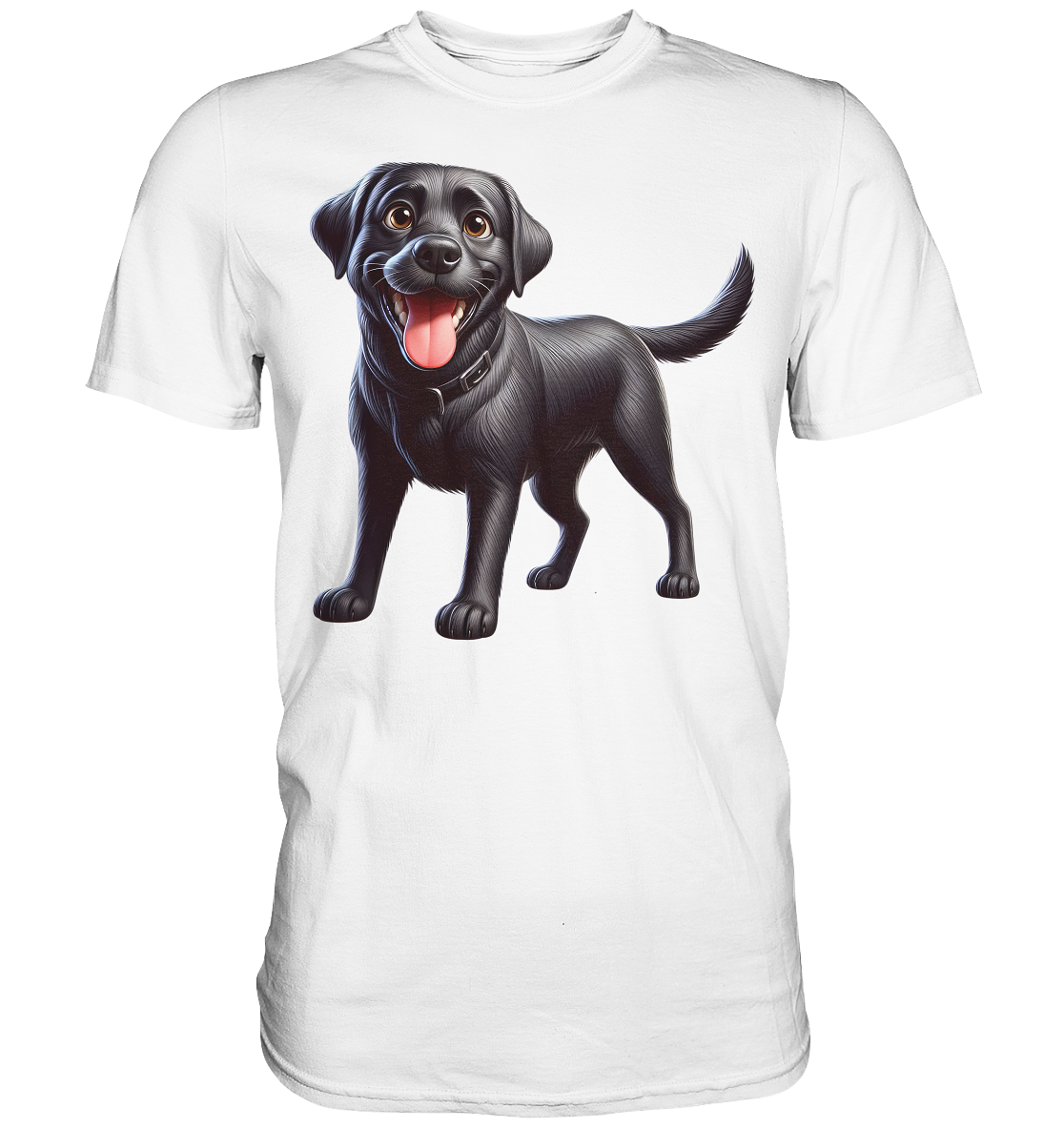 Cartoon Labrador Retreiver - personalisierbar - Premium Shirt