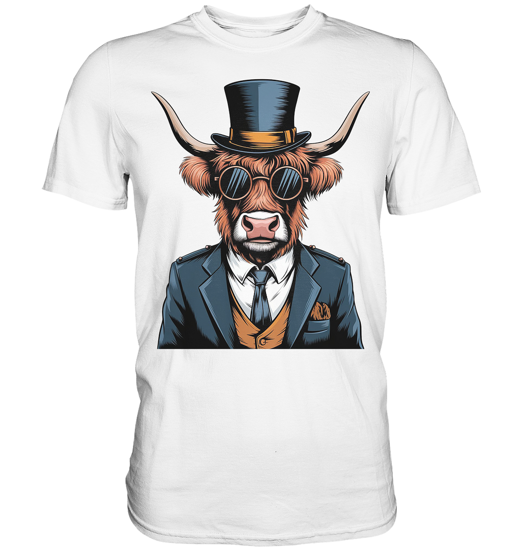 Highland Cow Steampunk - Premium Shirt