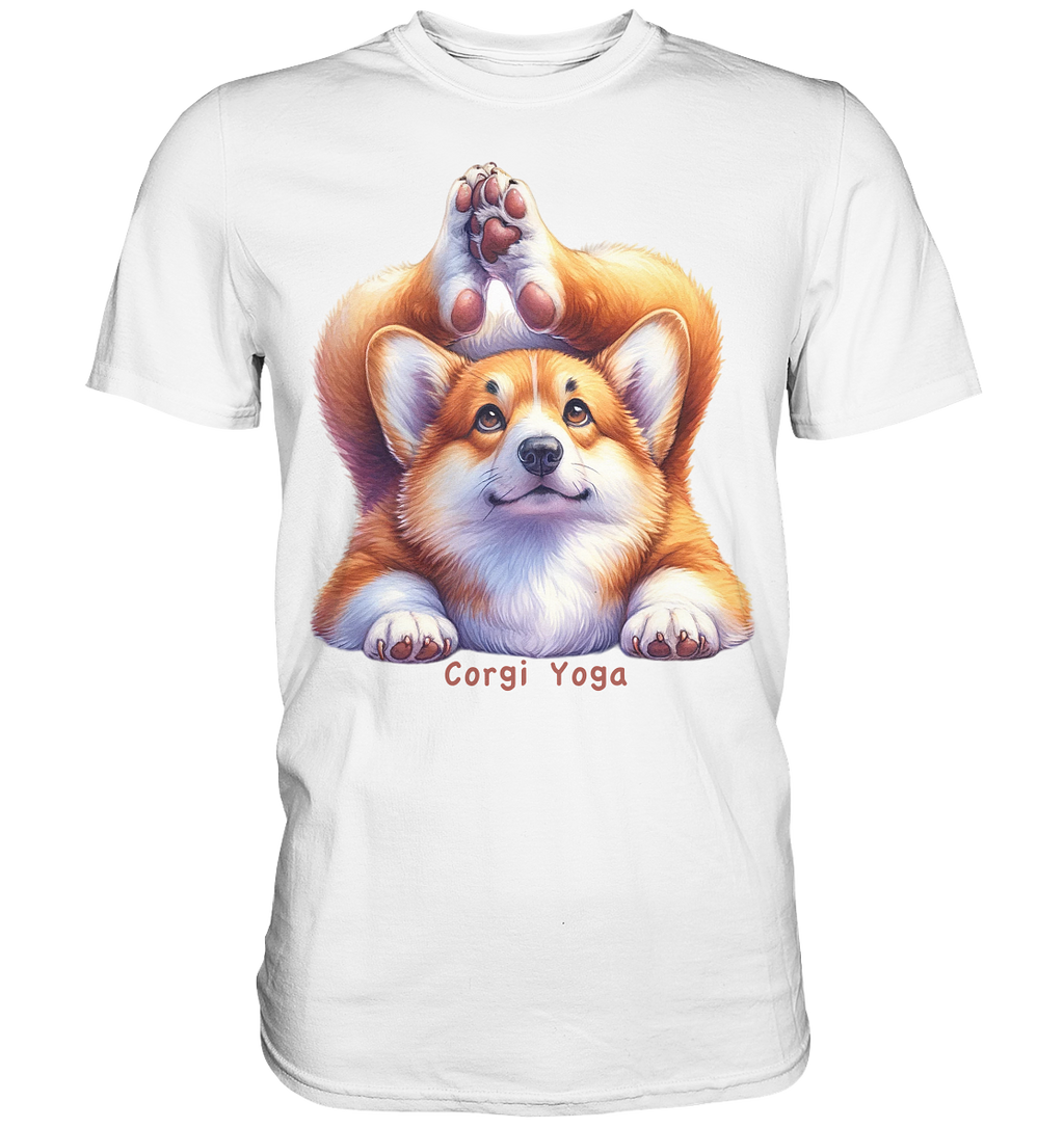Corgi Yoga - Premium Shirt