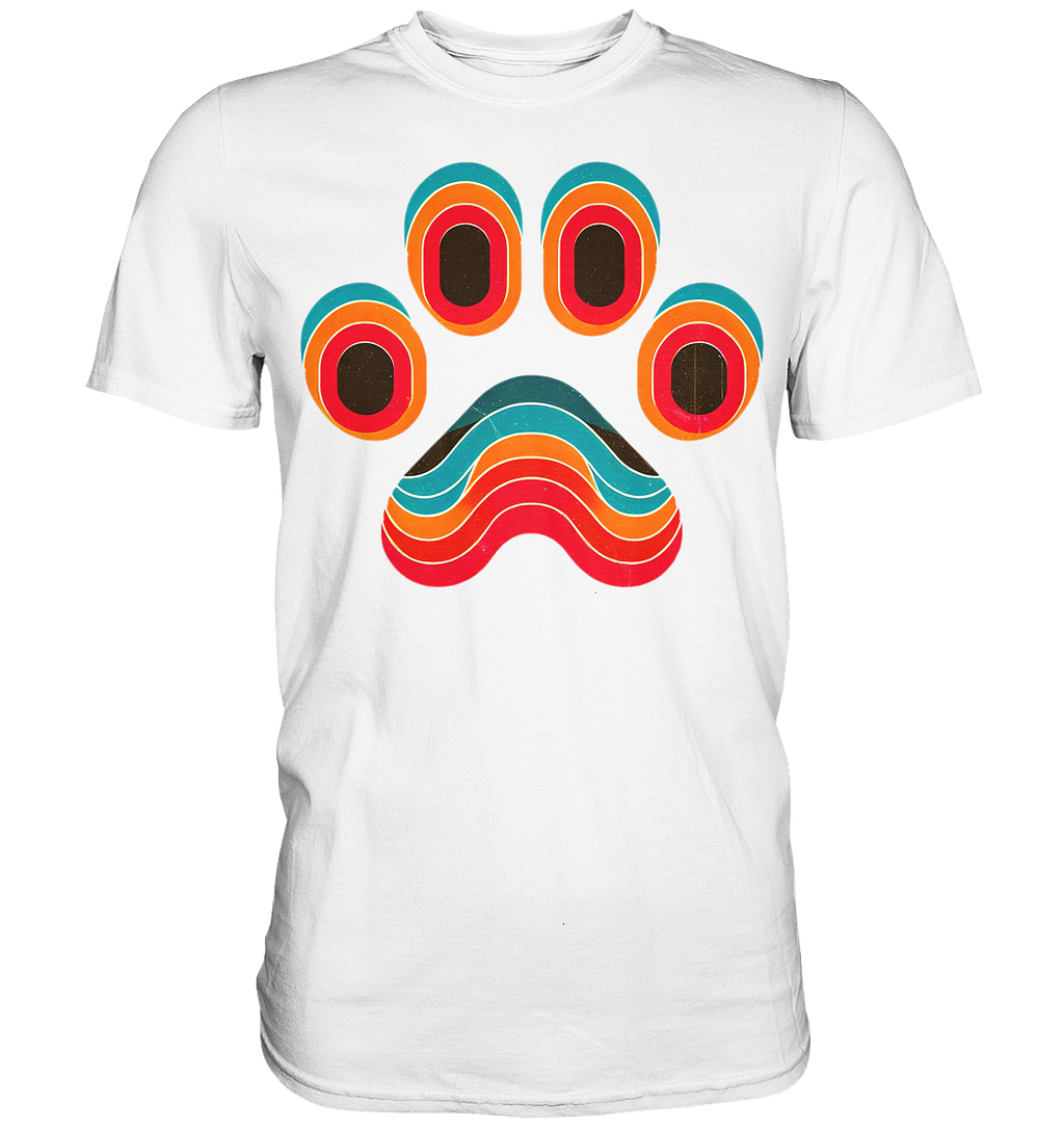 70s Style Pfote Art - Premium Shirt