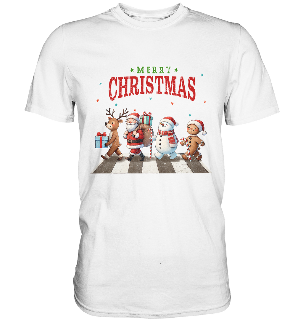 Merry Christmas Zebrastreifen - Premium Shirt