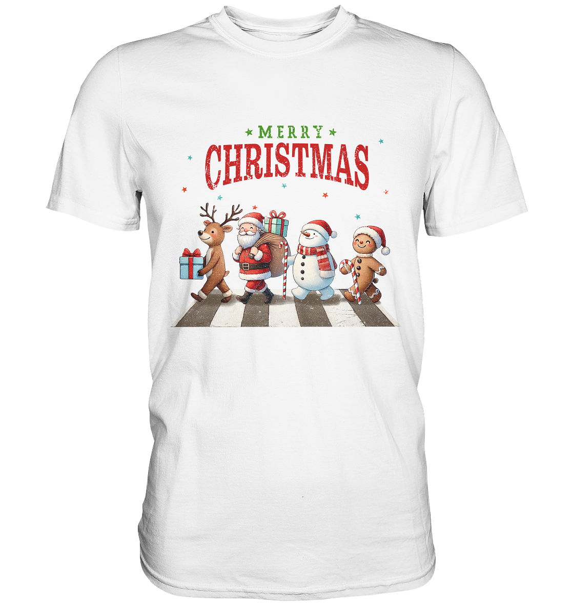 Merry Christmas Zebrastreifen - Premium Shirt