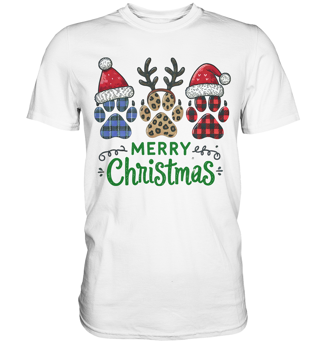 Paw Merry Christmas  - Premium Shirt