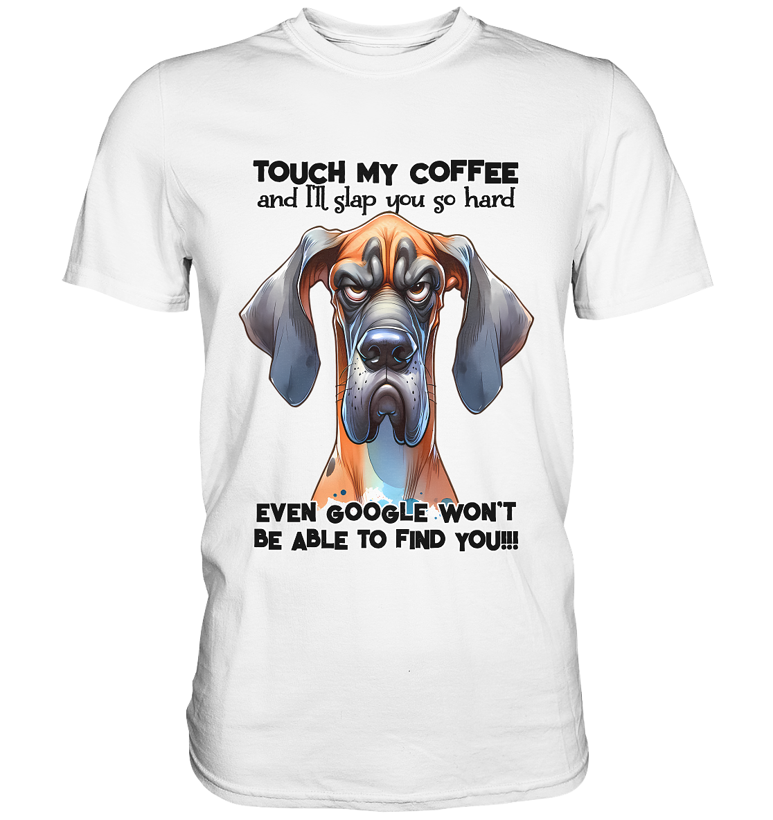 Grumpy Dog Kaffee - Premium Shirt