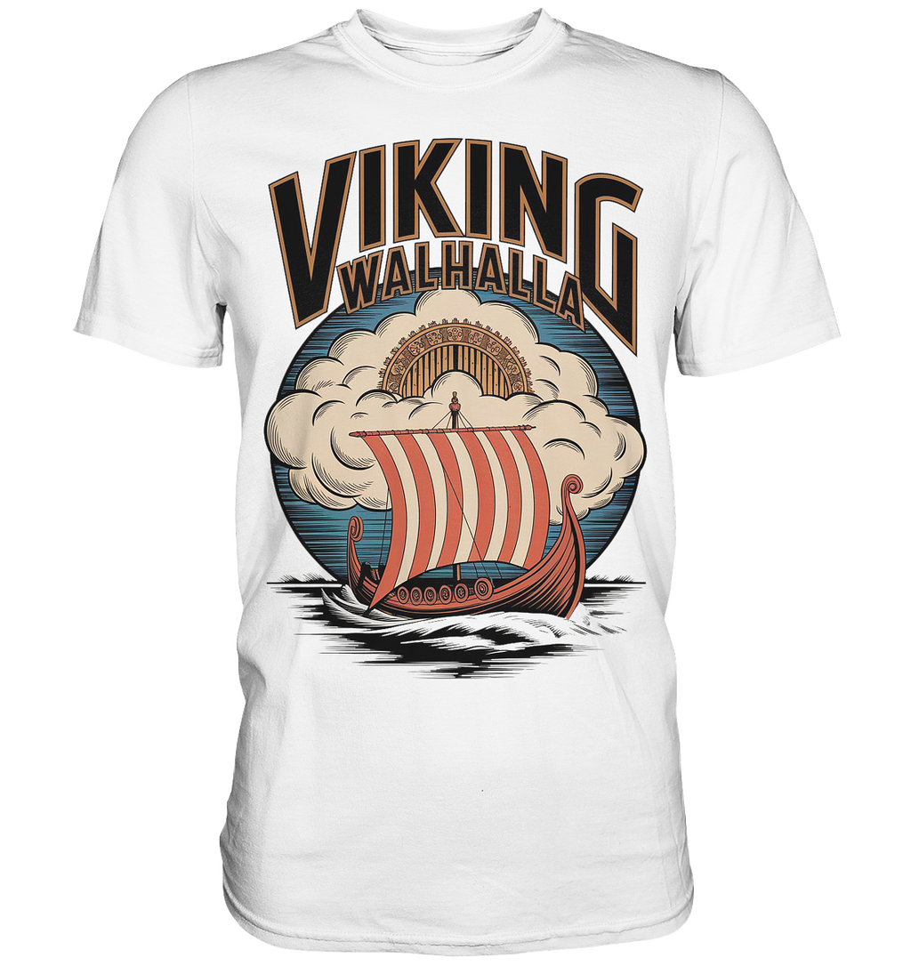 Wikinger Walhalla Art - Premium Shirt