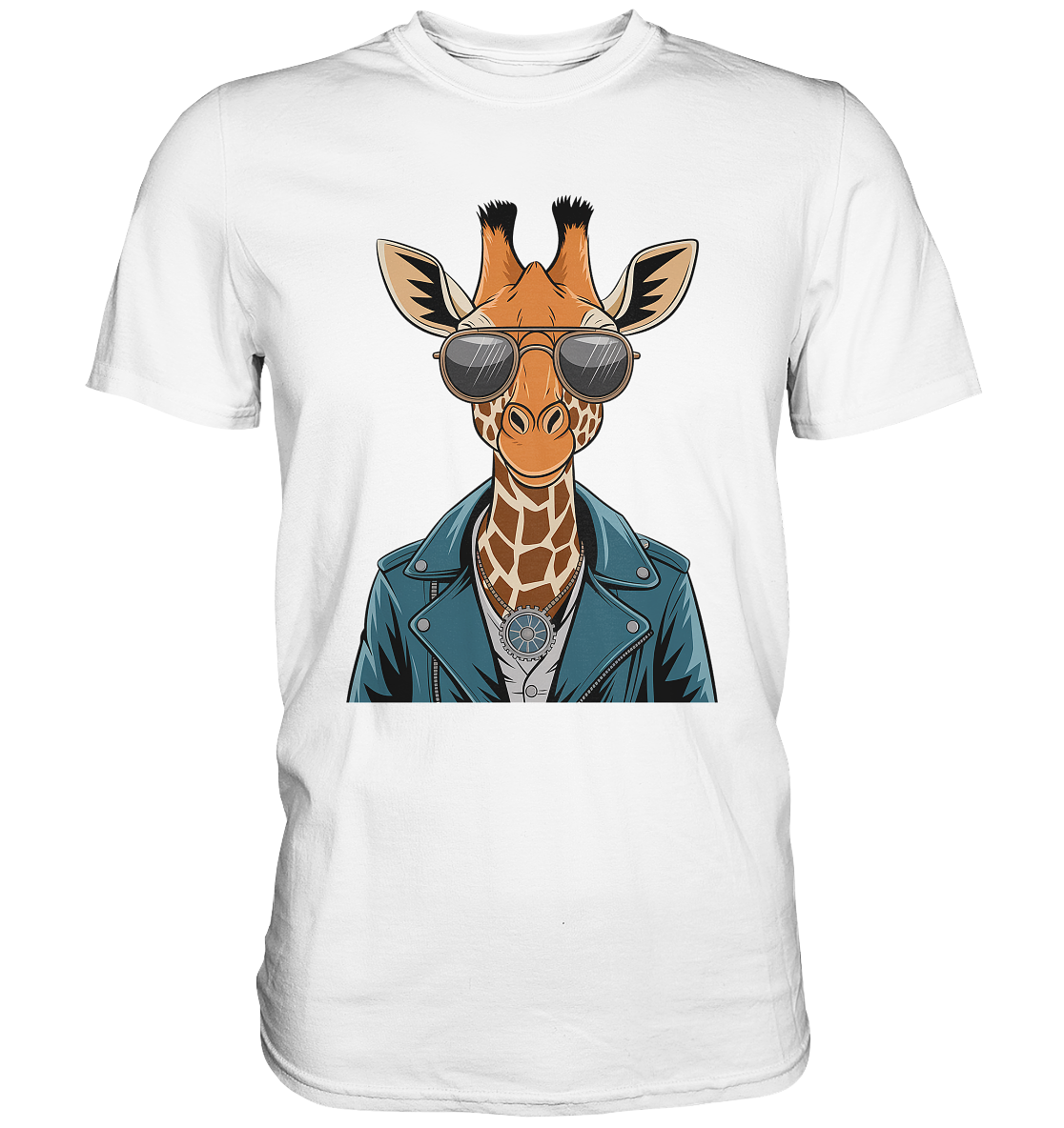 Giraffe Steampunk - Premium Shirt