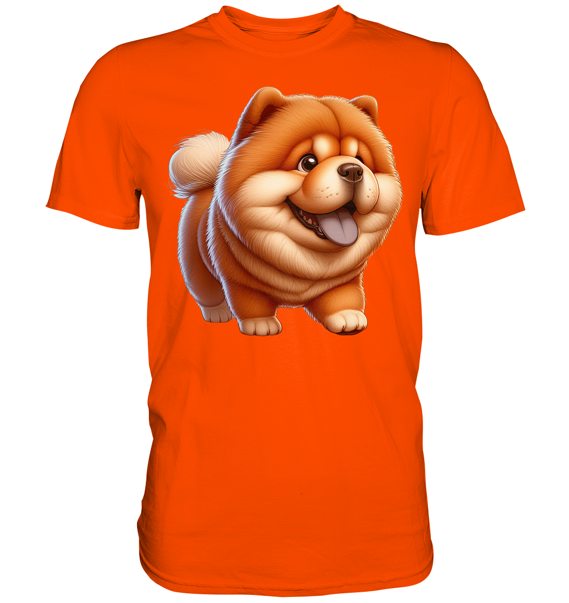 Chow Chow Cartoon Hund - personalisierbar - Premium Shirt