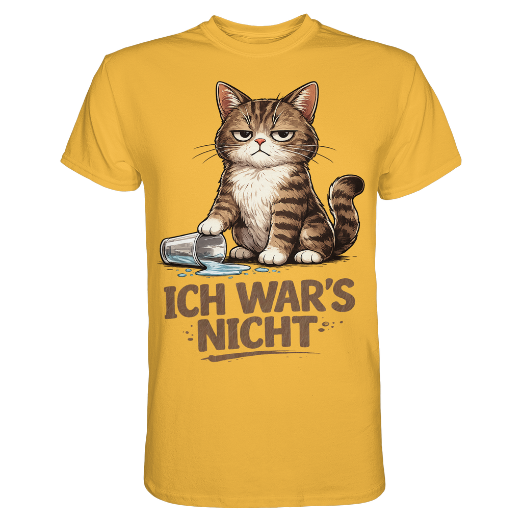 Ich war's nicht... Grumpy Cat Cartoon - Premium Shirt