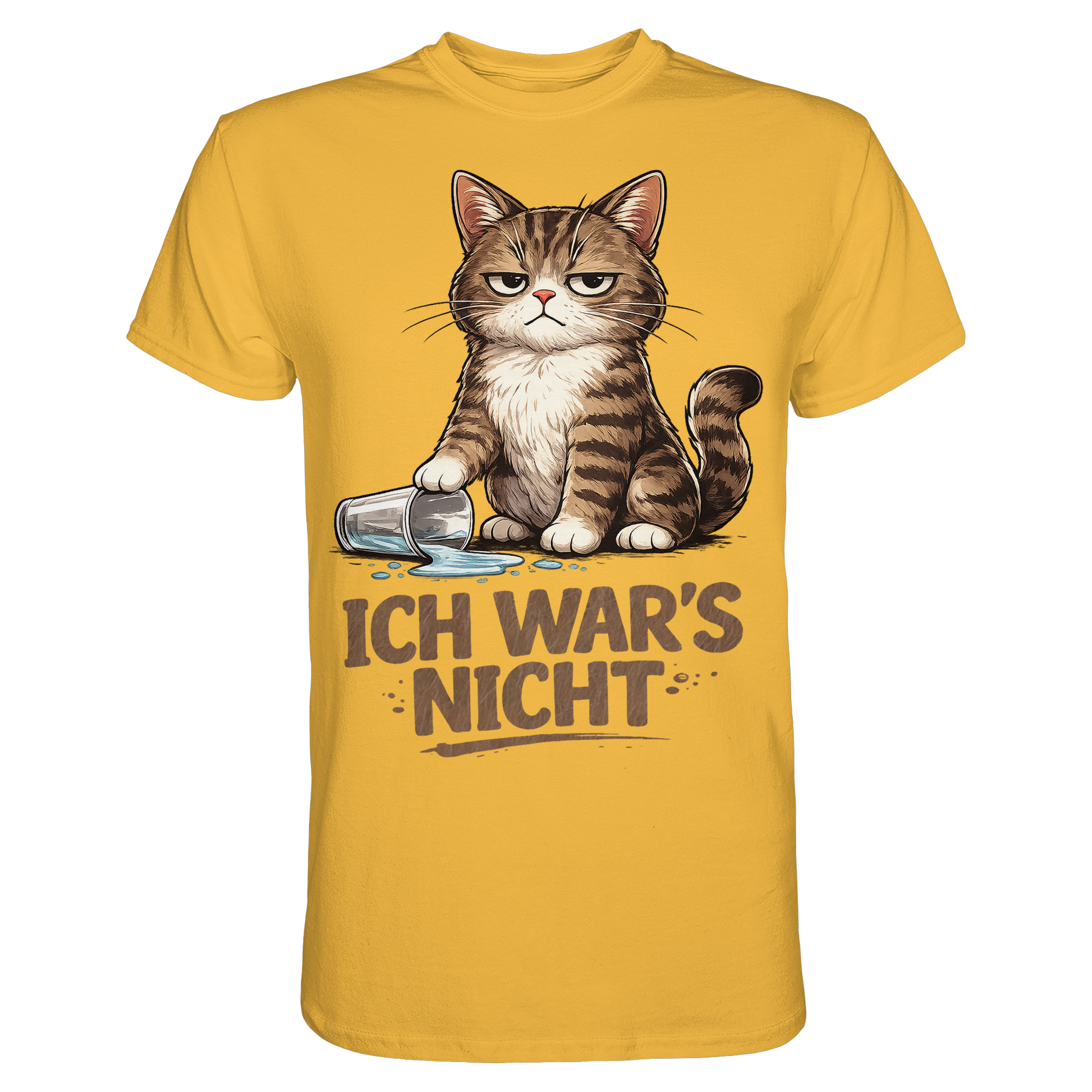 Ich war's nicht... Grumpy Cat Cartoon - Premium Shirt