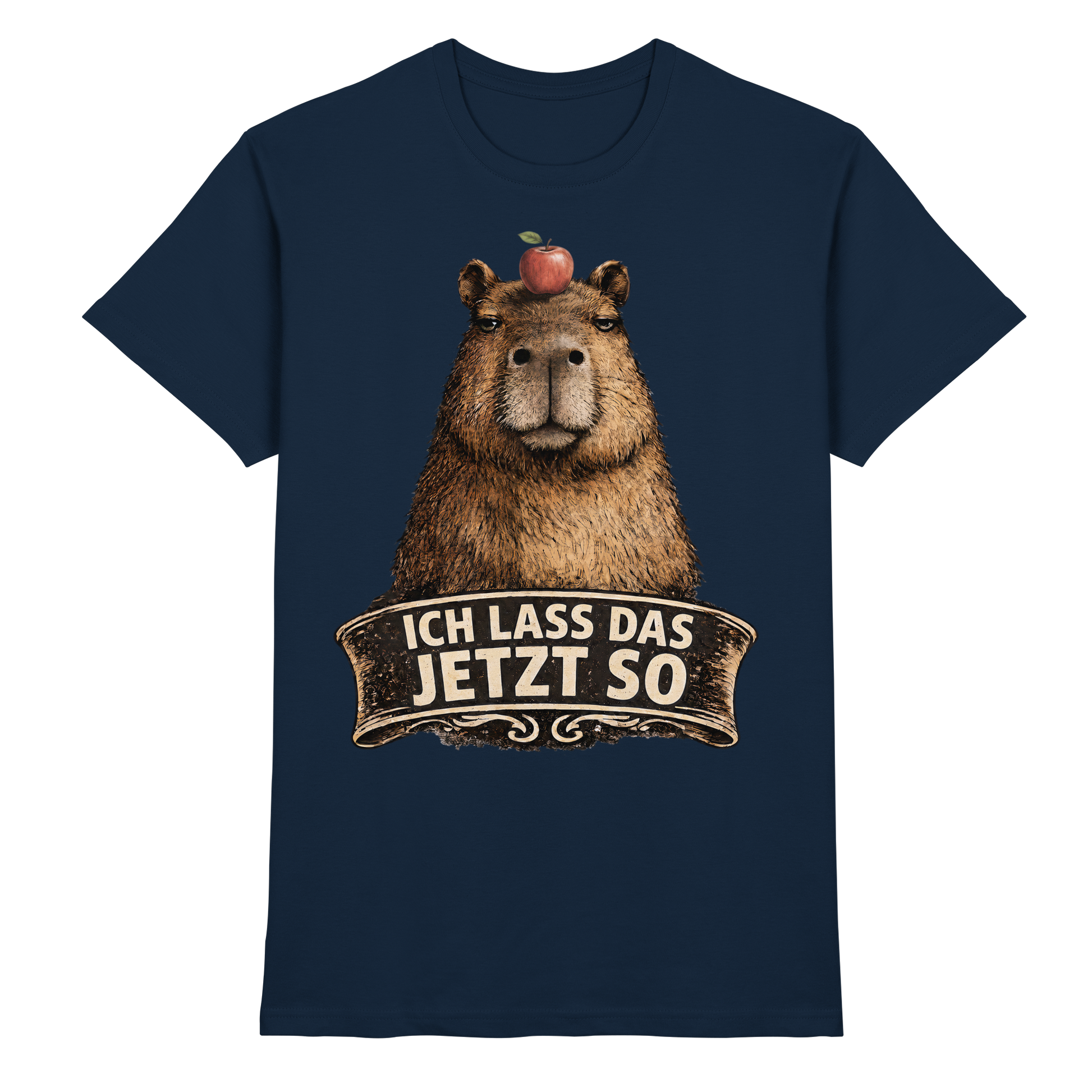 Capybara – "Ich lass das jetzt so" - Premium Shirt