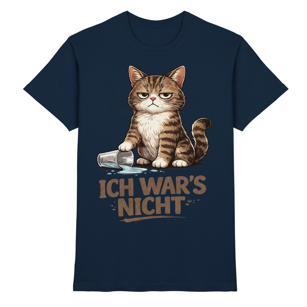 Ich war's nicht... Grumpy Cat Cartoon - Premium Shirt