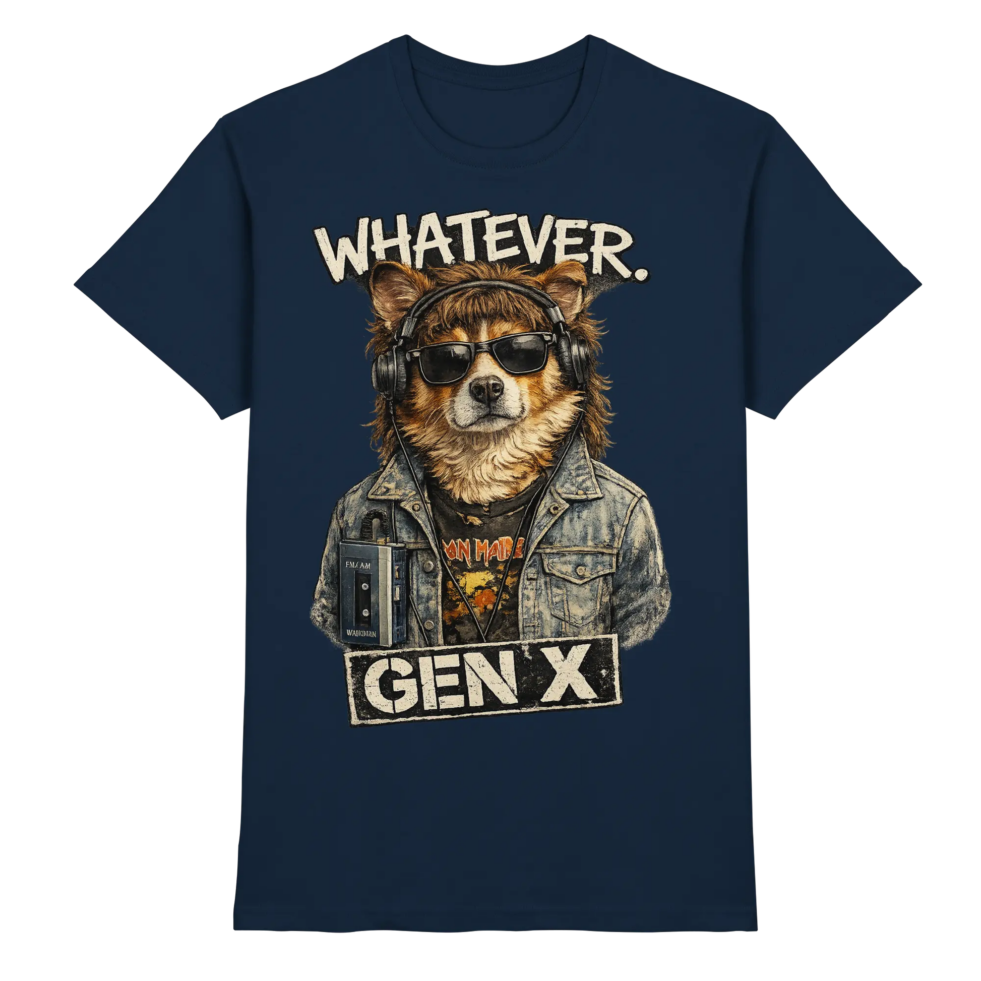 Whatever GEN X Punk Dog Fun - Premium Shirt - PAWentura