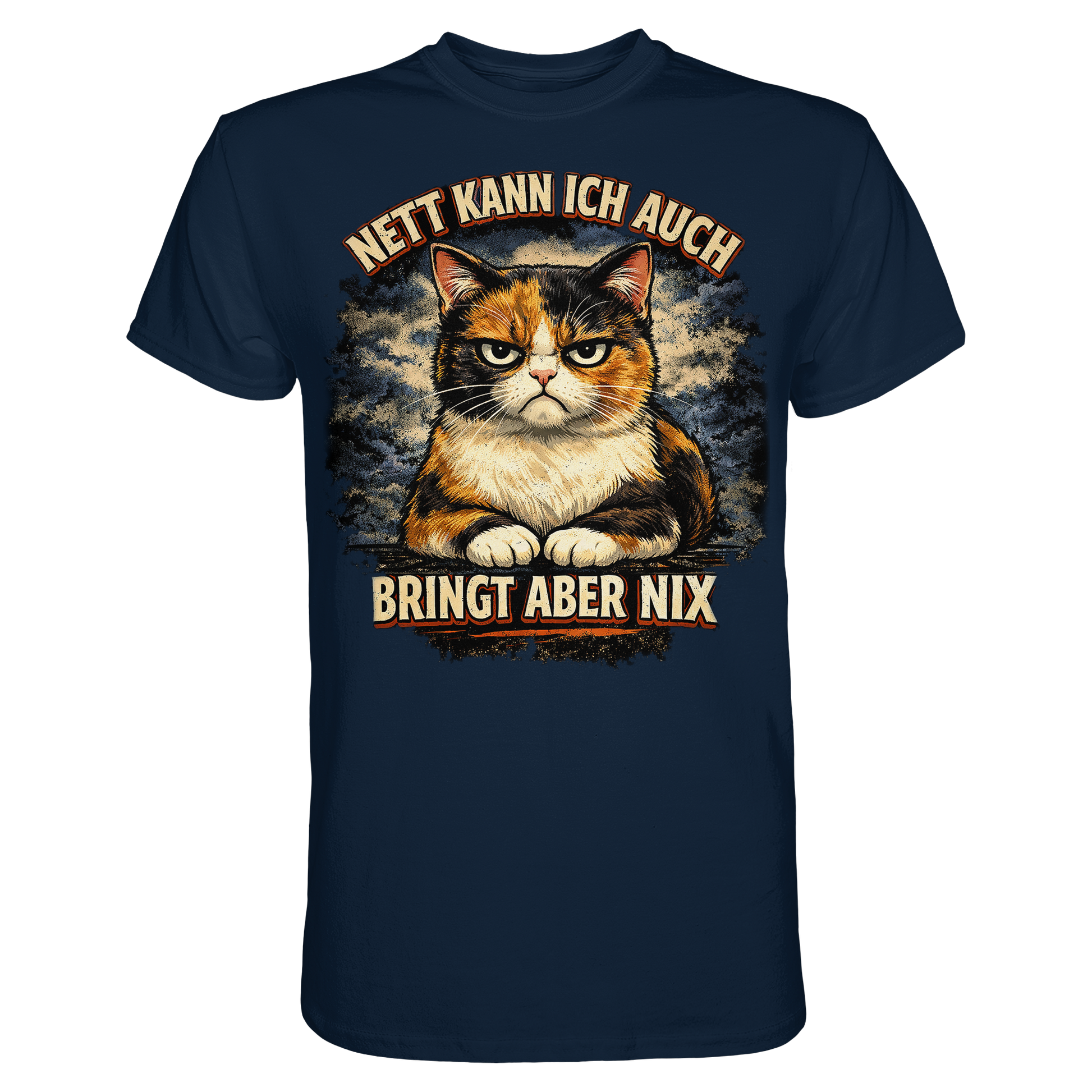 Nett kann ich auch - Bringt aber nix grumpy Cat - Premium Shirt PAWentura