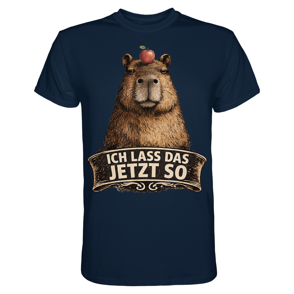 Capybara – "Ich lass das jetzt so" - Premium Shirt