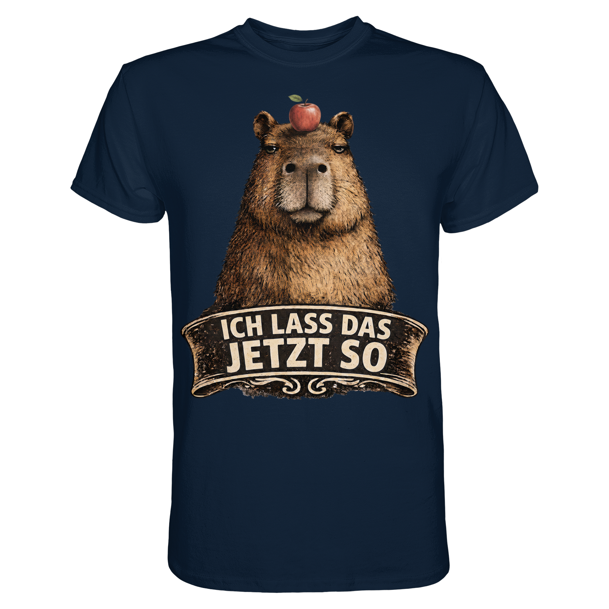 Capybara – "Ich lass das jetzt so" - Premium Shirt