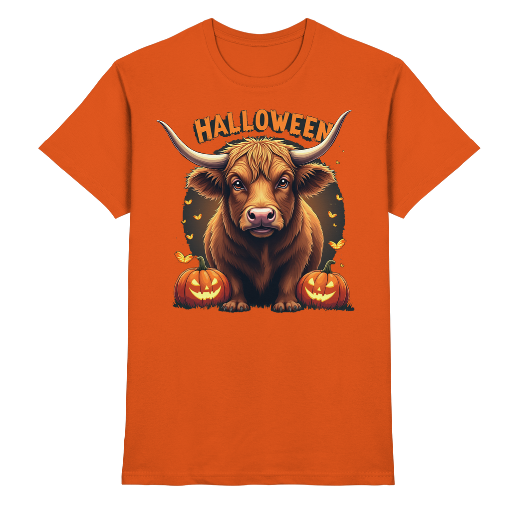 Halloween Highland Cow - Premium Shirt