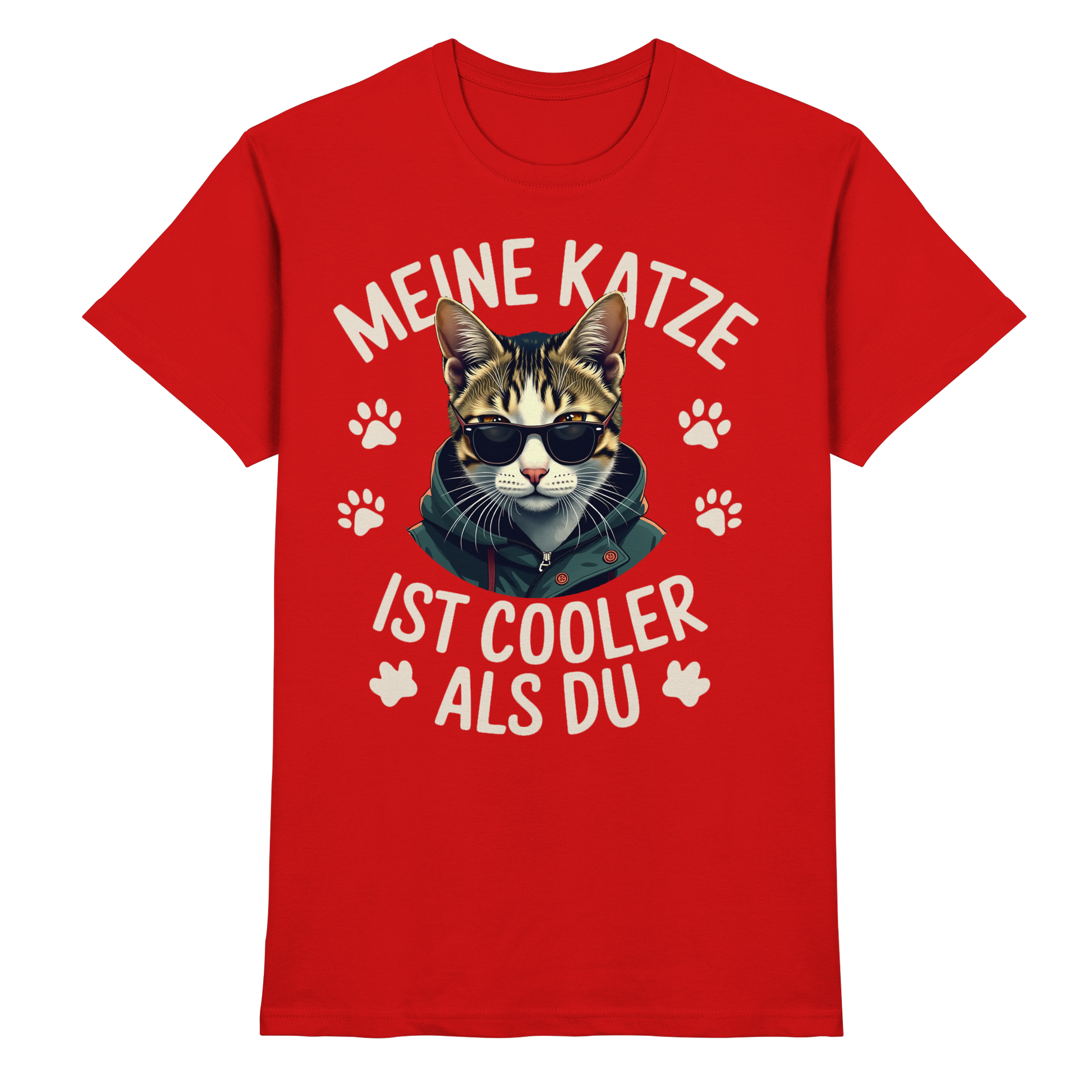 Meine Katze ist cooler als du - Premium Shirt