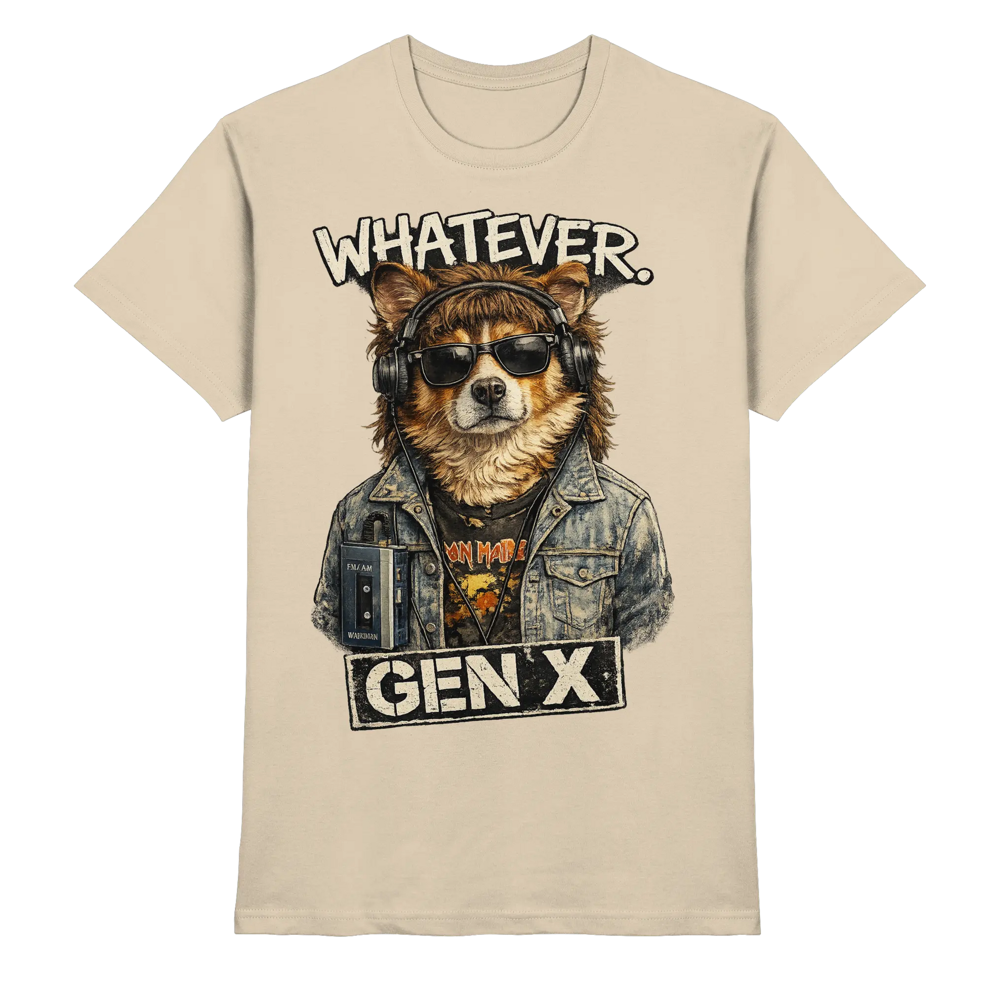 Whatever GEN X Punk Dog Fun - Premium Shirt - PAWentura