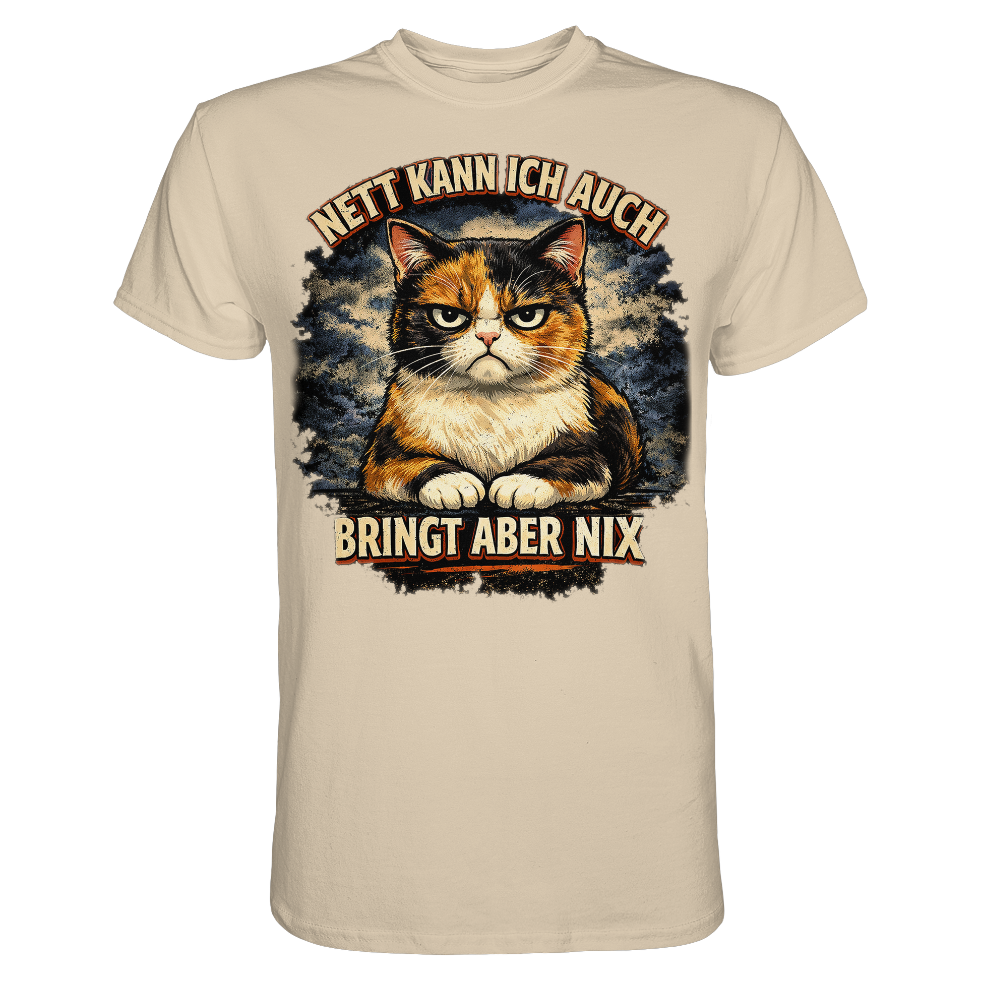 Nett kann ich auch - Bringt aber nix grumpy Cat - Premium Shirt PAWentura