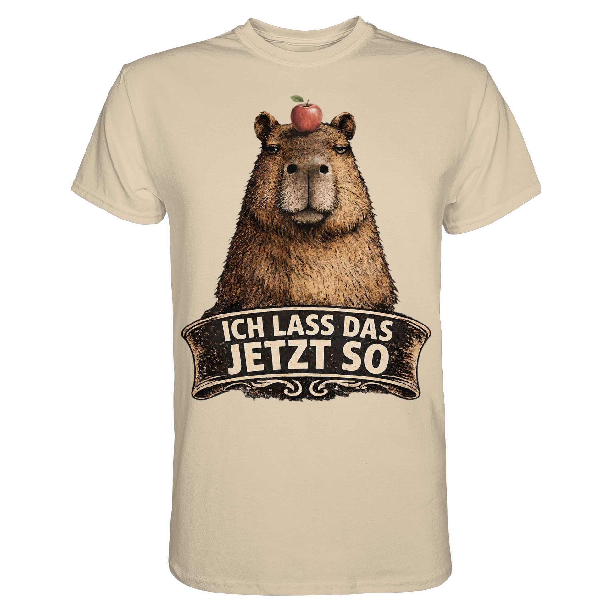 Capybara – "Ich lass das jetzt so" - Premium Shirt
