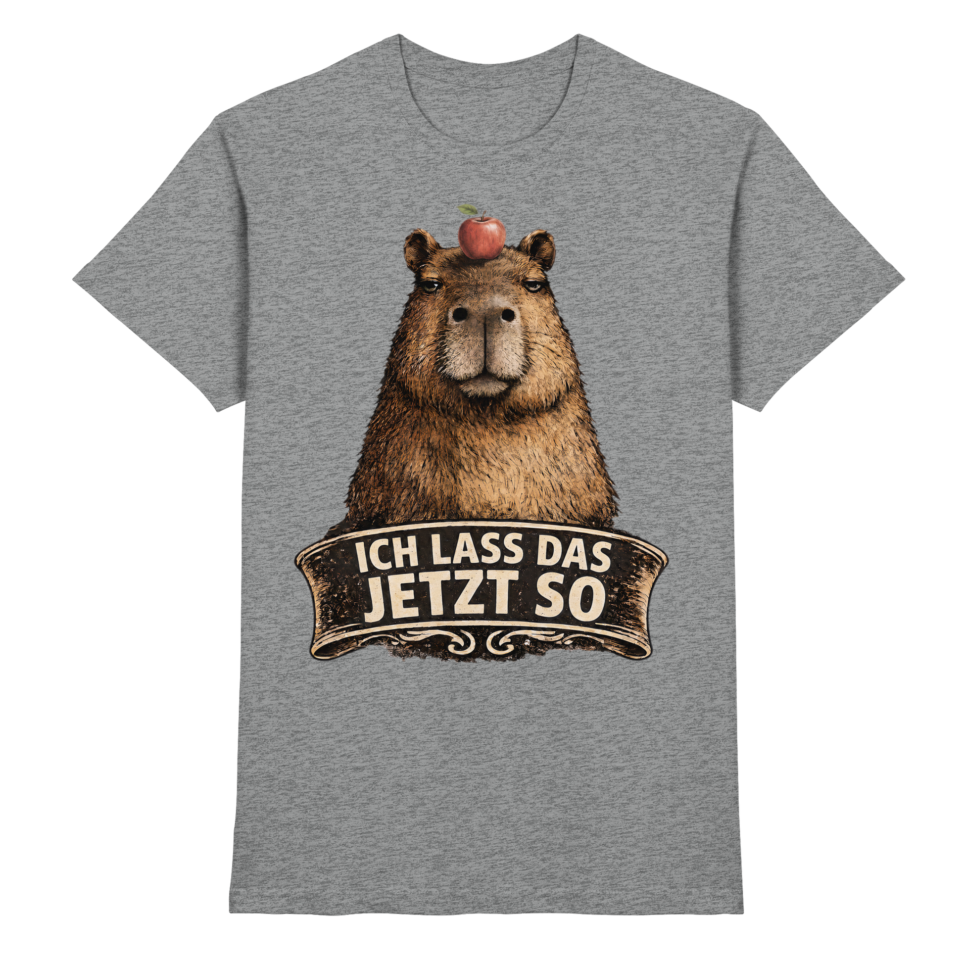 Capybara – "Ich lass das jetzt so" - Premium Shirt