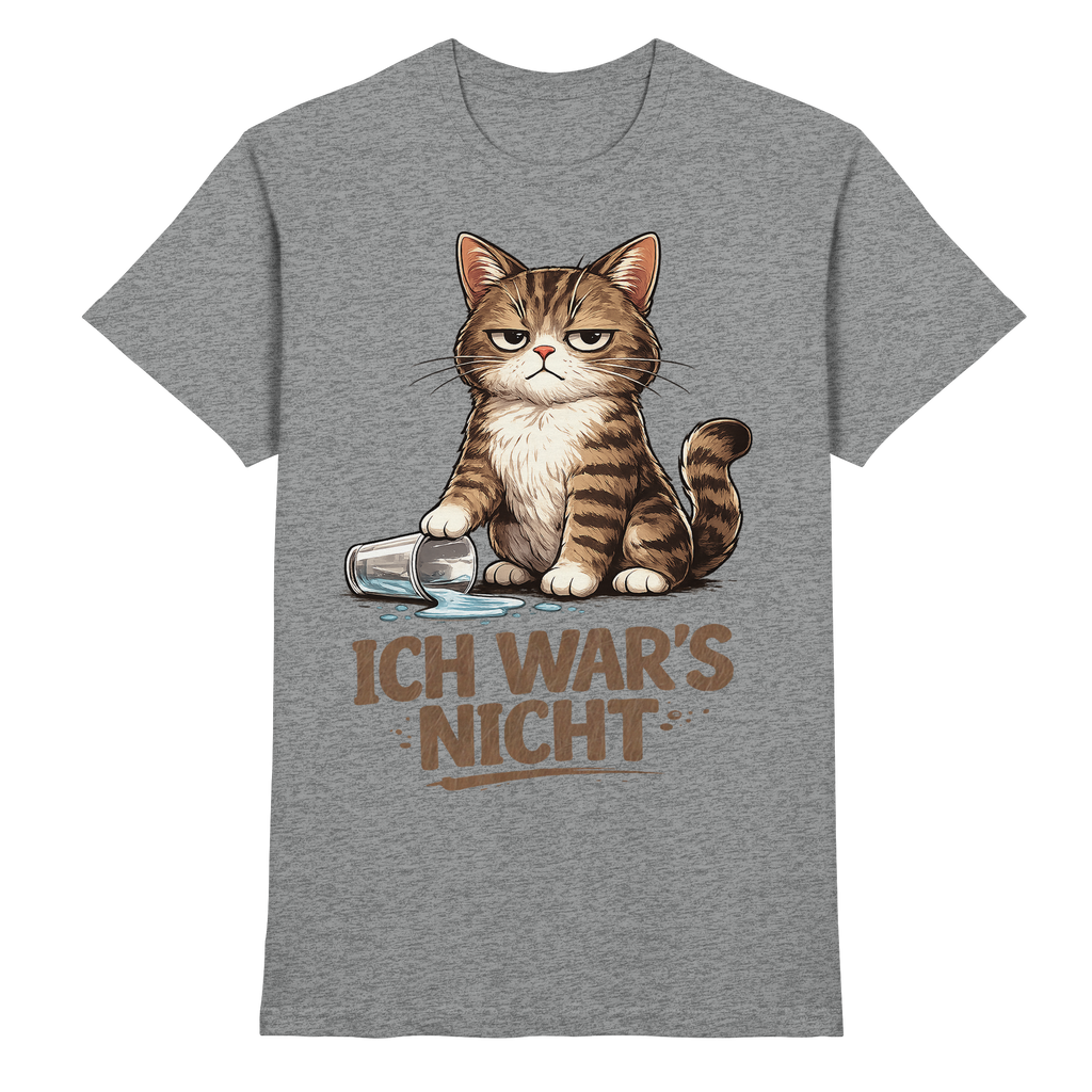 Ich war's nicht... Grumpy Cat Cartoon - Premium Shirt
