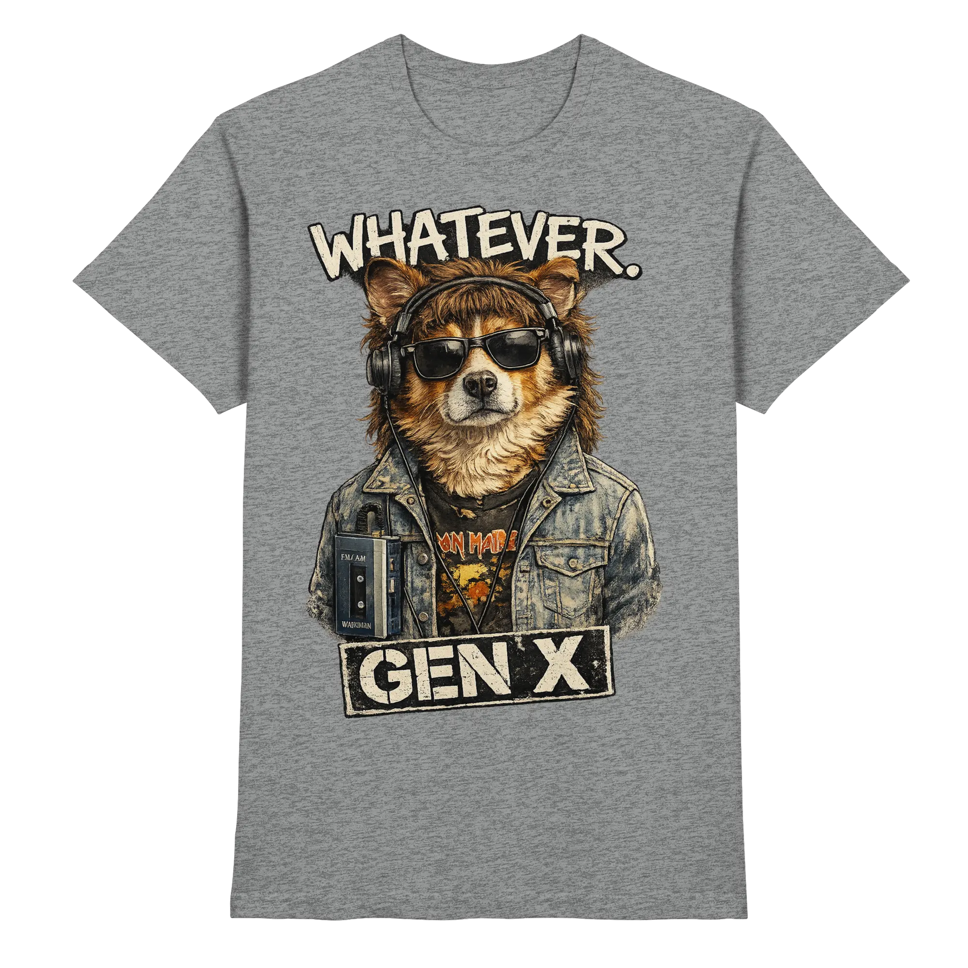Whatever GEN X Punk Dog Fun - Premium Shirt - PAWentura