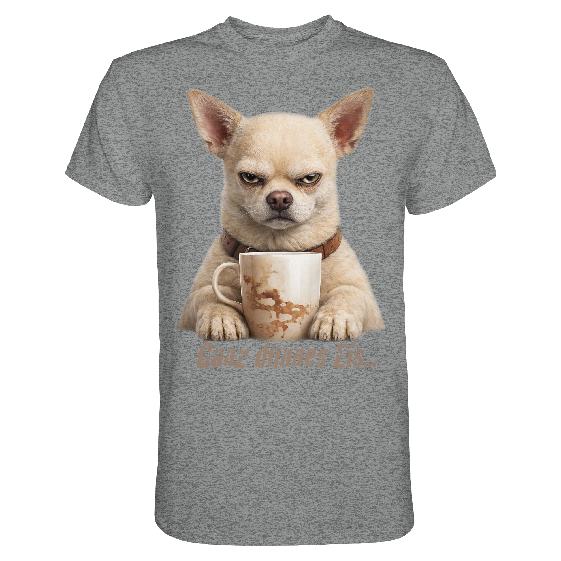 Ganz dünnes Eis. Chihuahua comic  - Premium Shirt