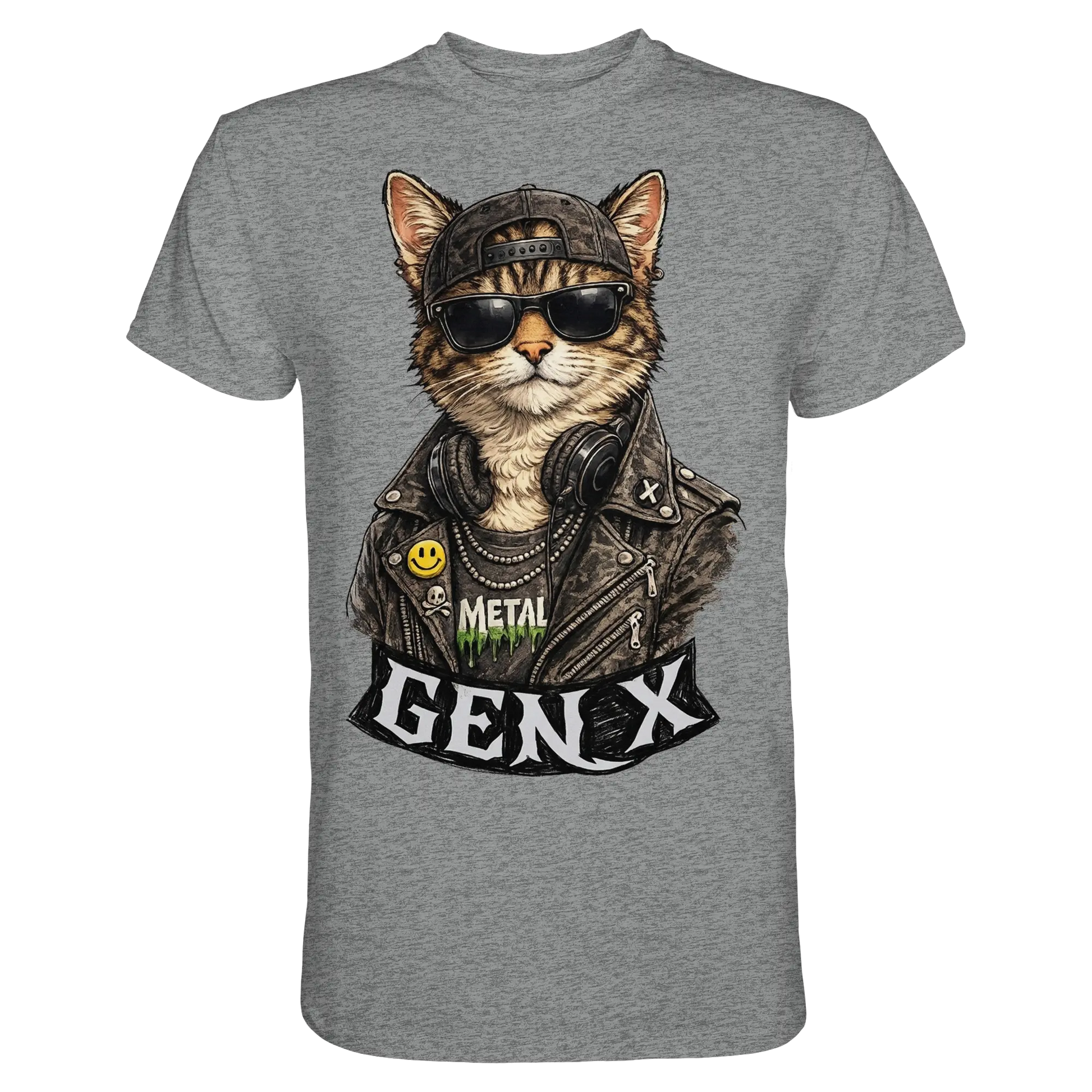 GEN X Funny Punk Cat - Premium Shirt - PAWentura