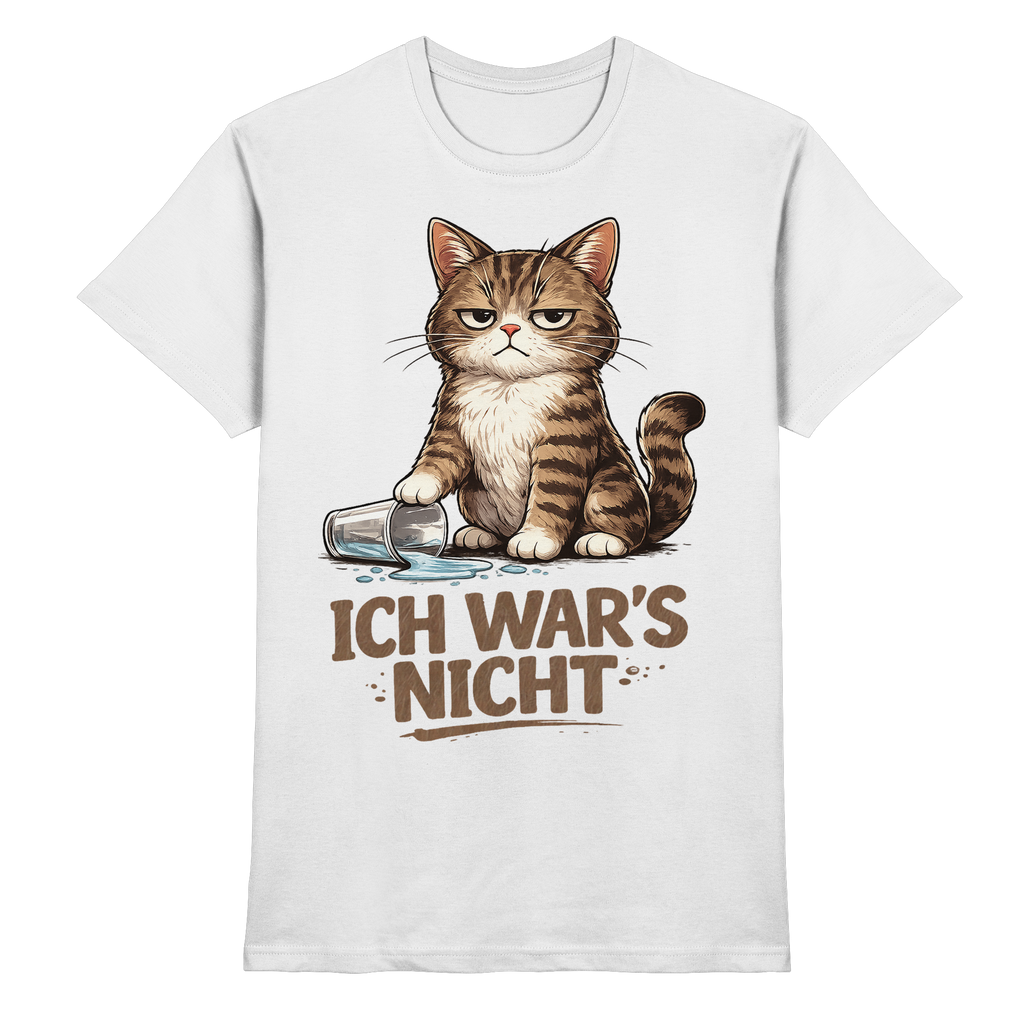 Ich war's nicht... Grumpy Cat Cartoon - Premium Shirt