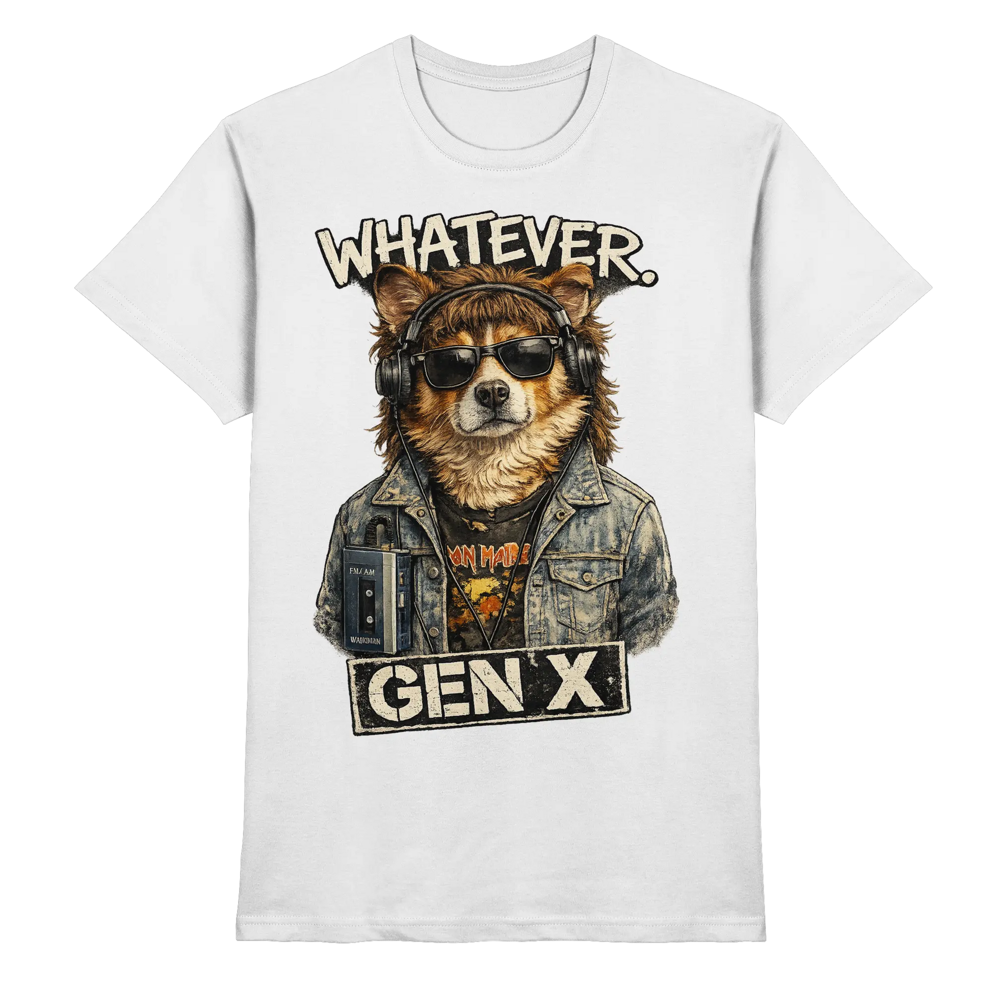 Whatever GEN X Punk Dog Fun - Premium Shirt - PAWentura