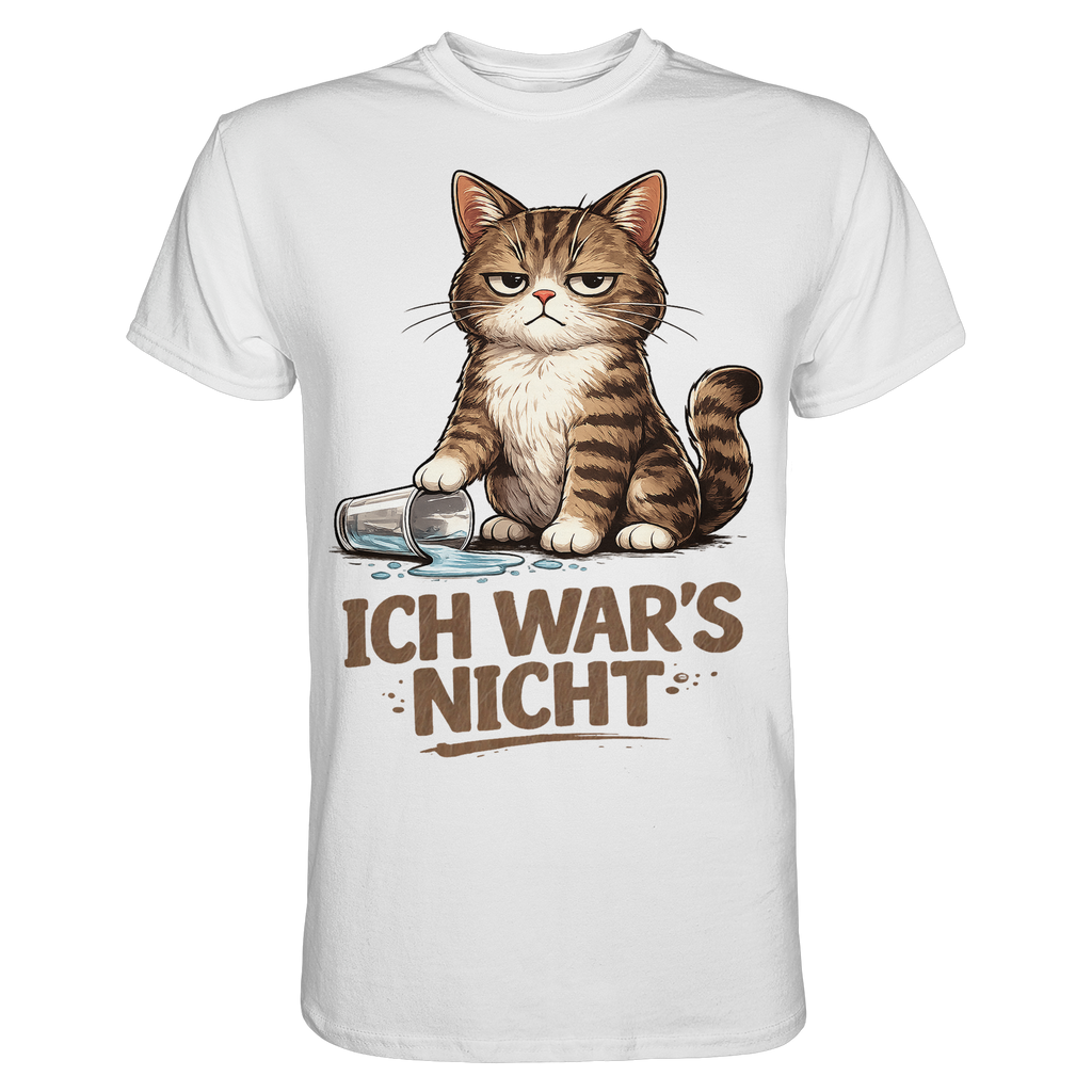 Ich war's nicht... Grumpy Cat Cartoon - Premium Shirt