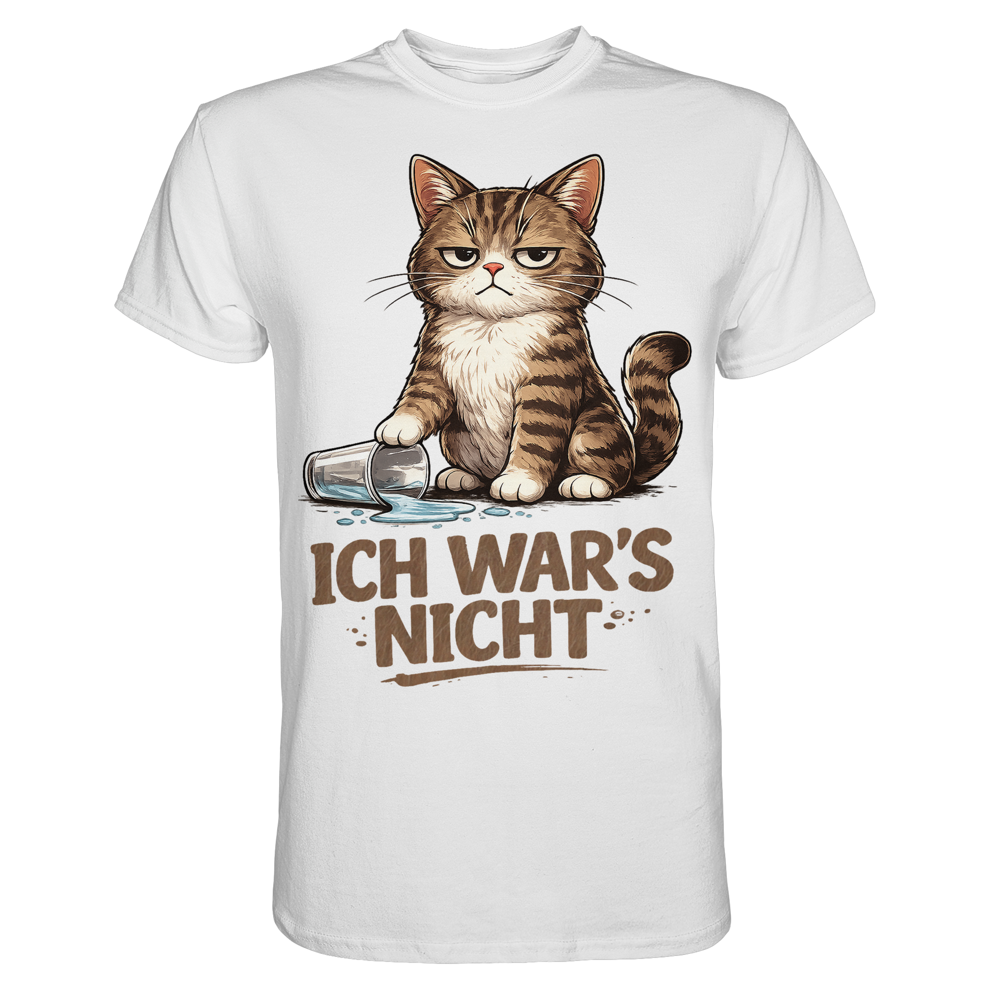 Ich war's nicht... Grumpy Cat Cartoon - Premium Shirt