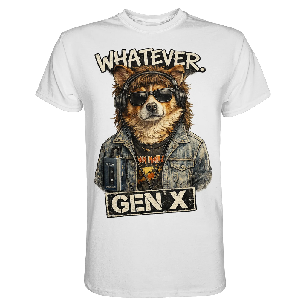 Whatever GEN X Punk Dog Fun - Premium Shirt - PAWentura