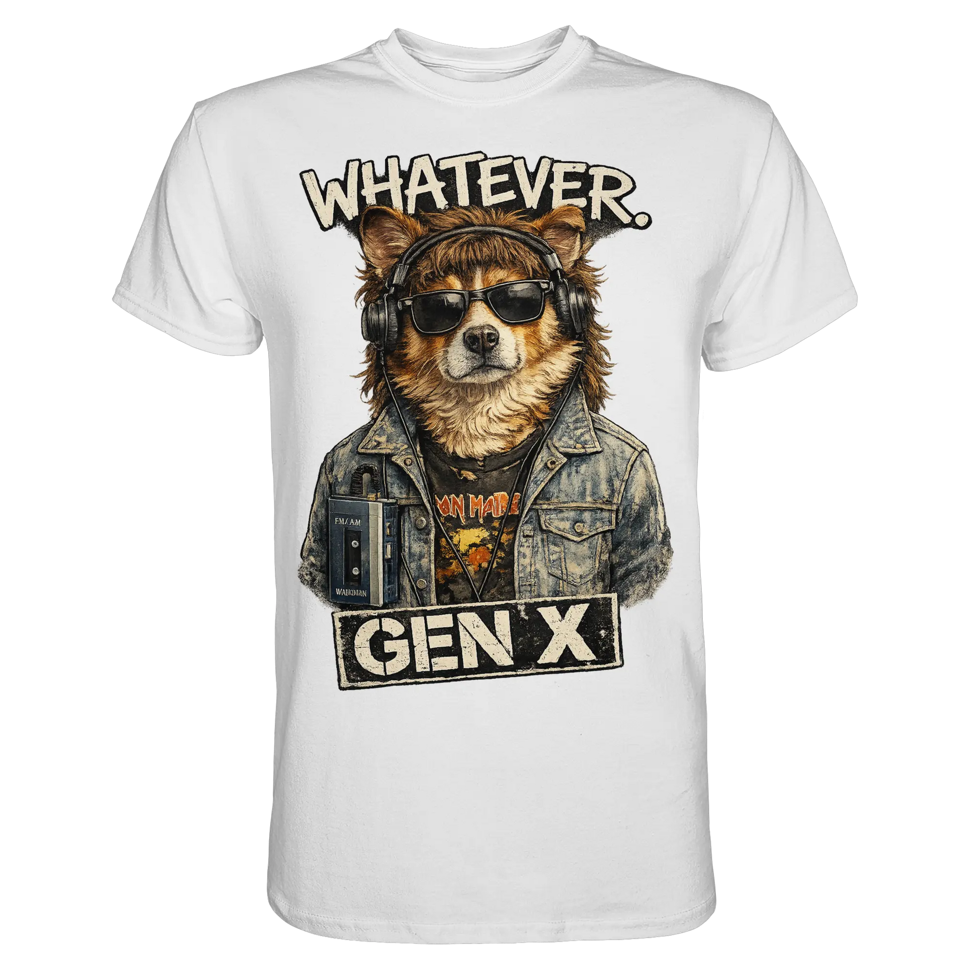 Whatever GEN X Punk Dog Fun - Premium Shirt - PAWentura
