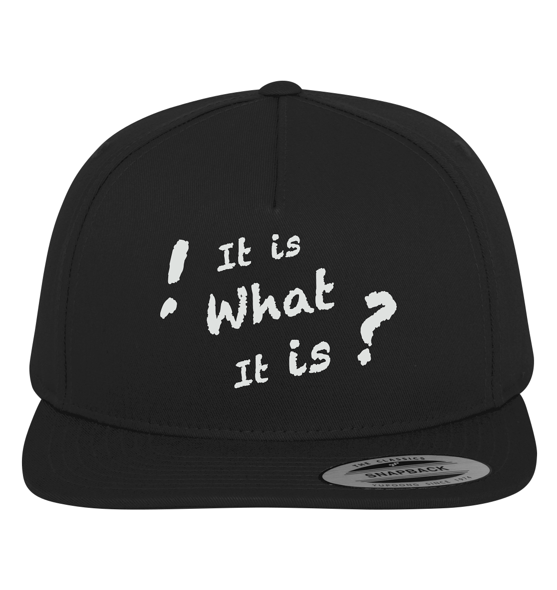 It is what it is - personalisierbar - Premium Snapback