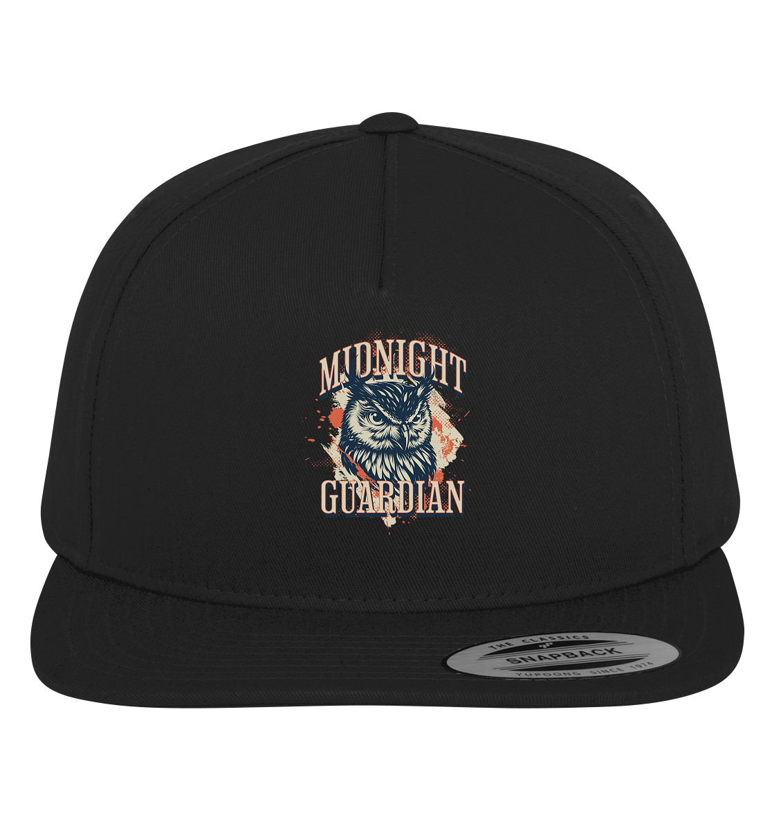 Eule Vintage Art - Midnight Guardian - Premium Snapback
