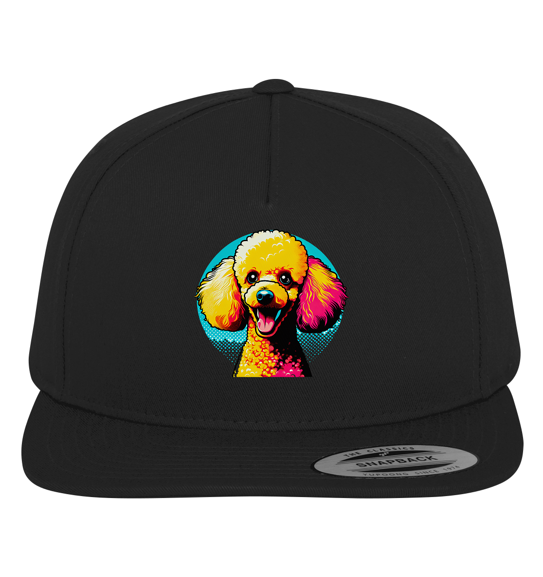 Pudel Pop Art - personalisierbar - Premium Snapback