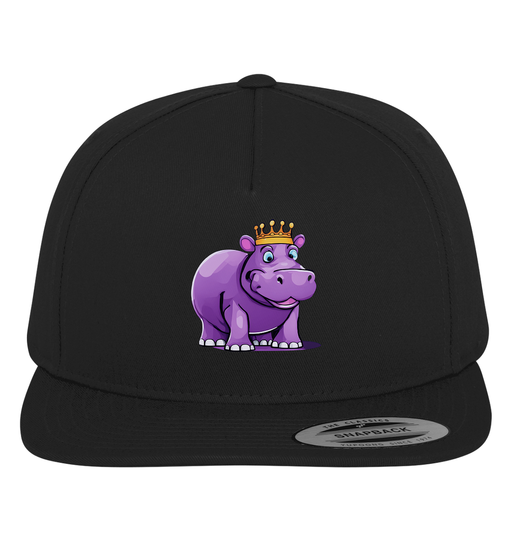 Hippo Queen Cute - personalisierbar - Premium Snapback