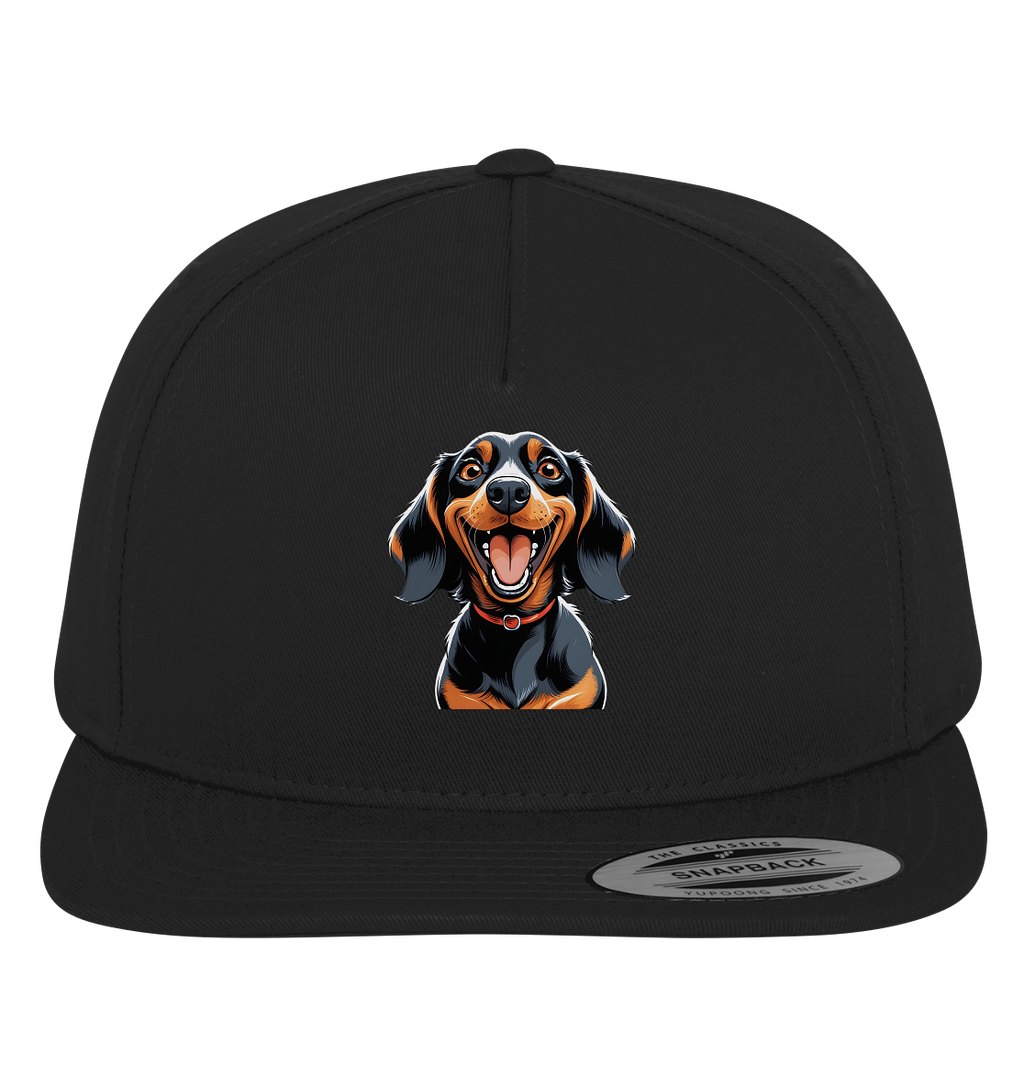 Happy Dackel Cartoon - Premium Snapback