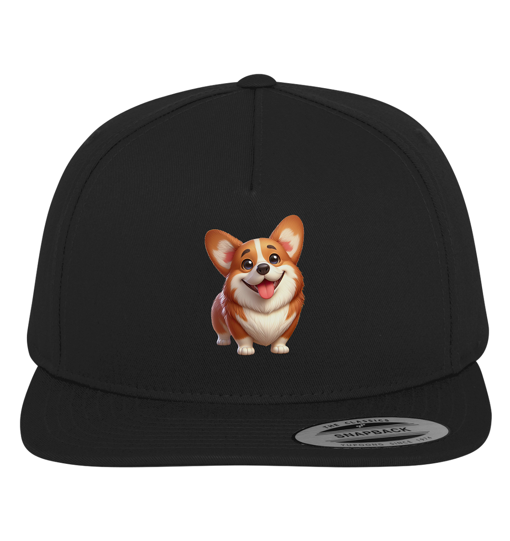 Corgi Cartoon Hund - persoinalisierbar - Premium Snapback