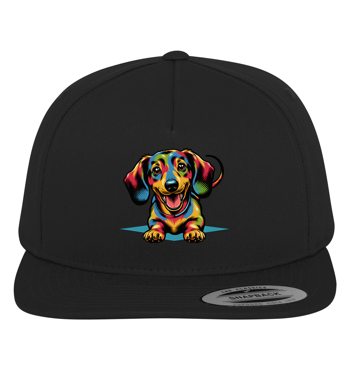 Happy Dackel Pop Art - Premium Snapback